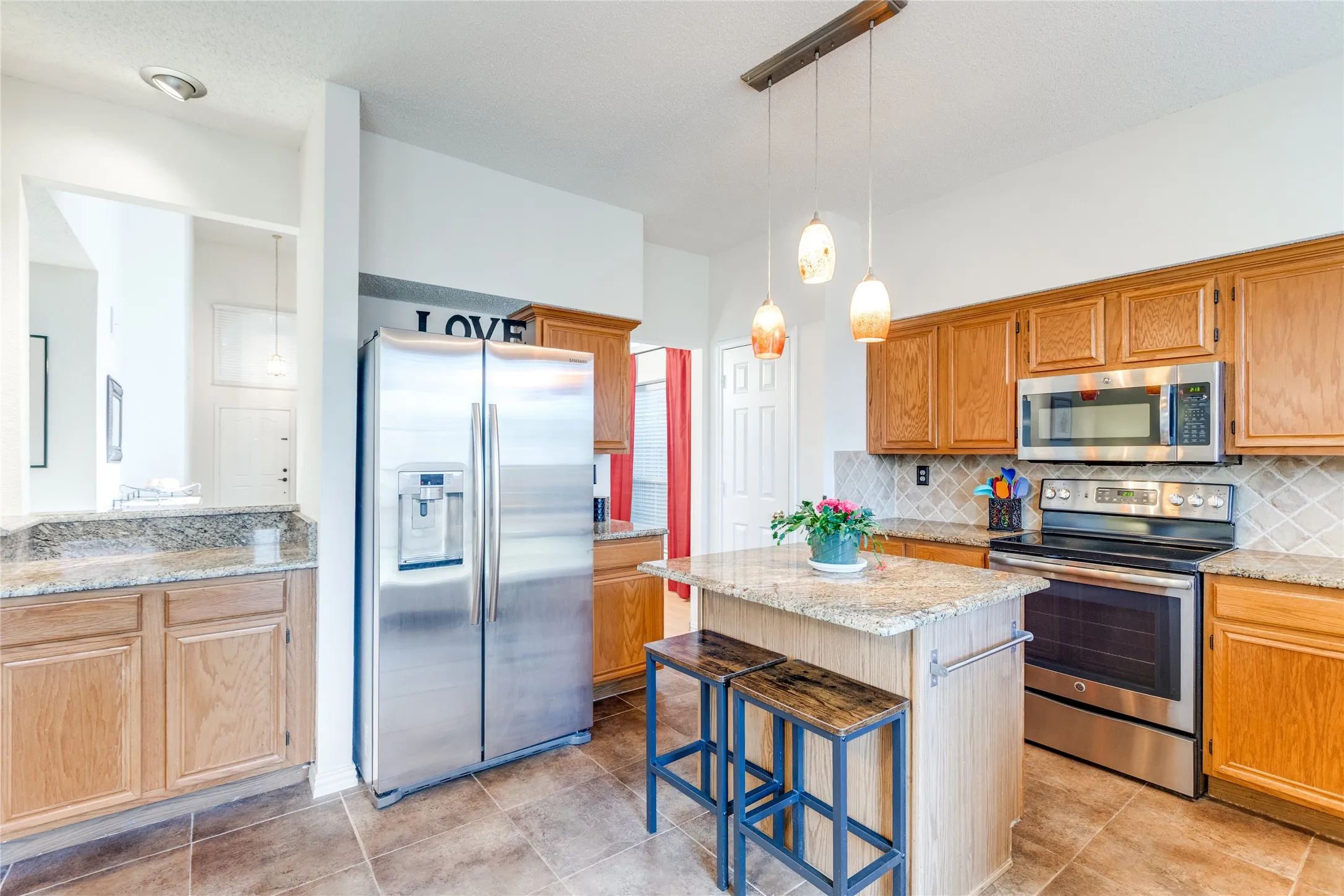 Fridge included!