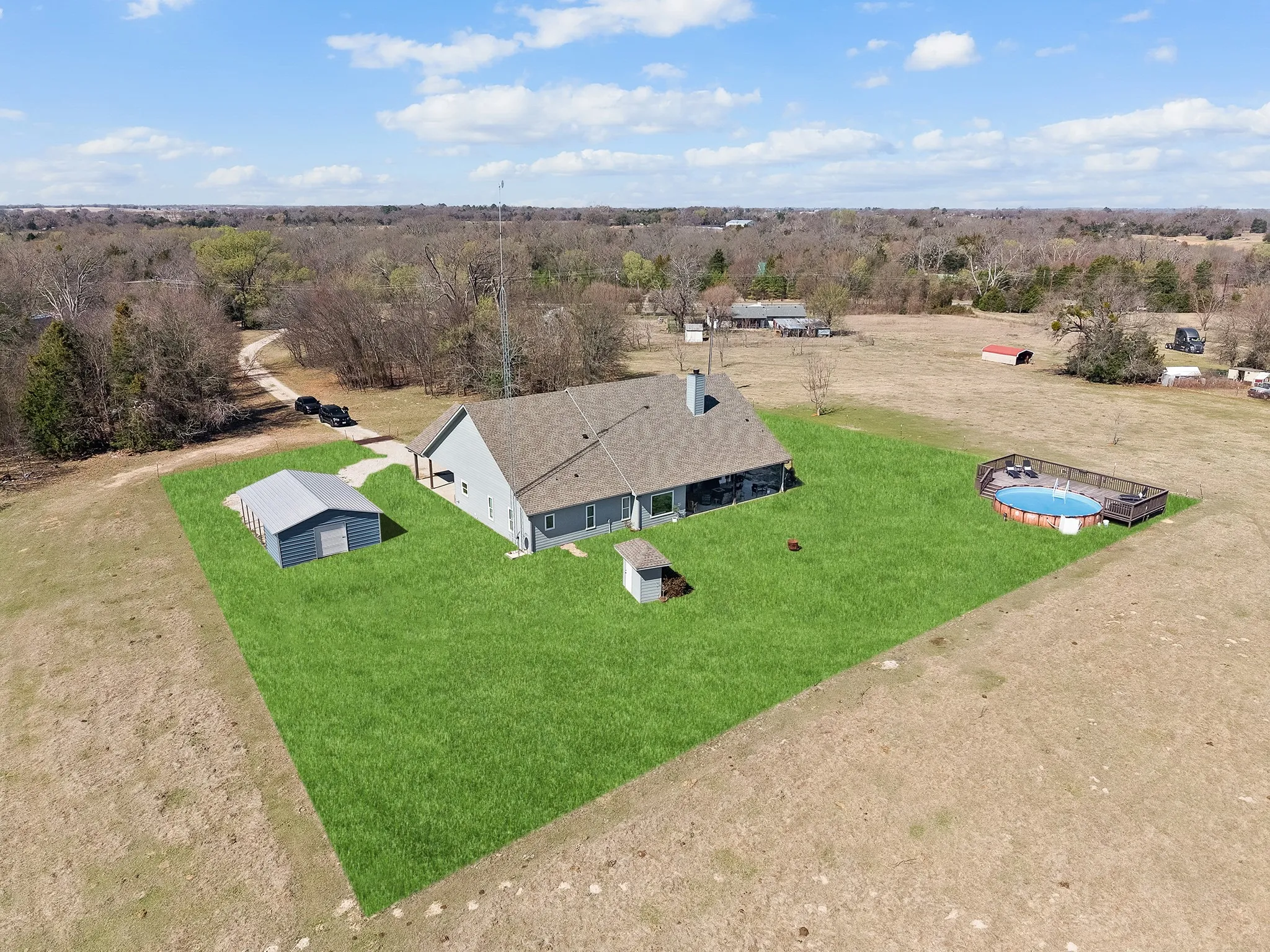 View of subject property