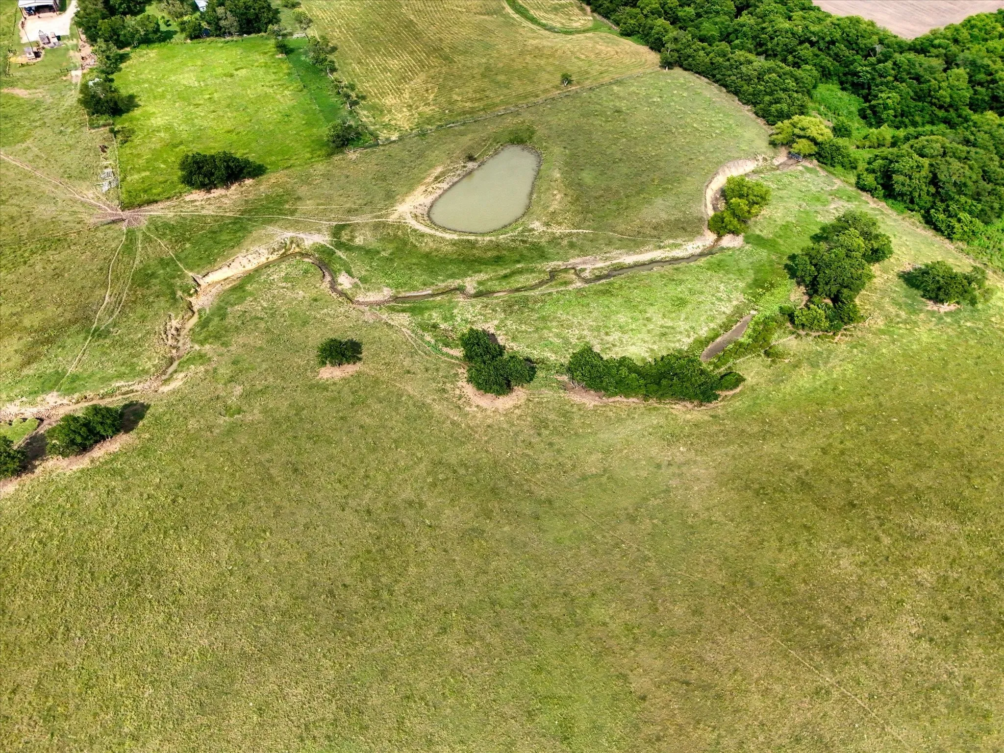 Aerial view of property's location
