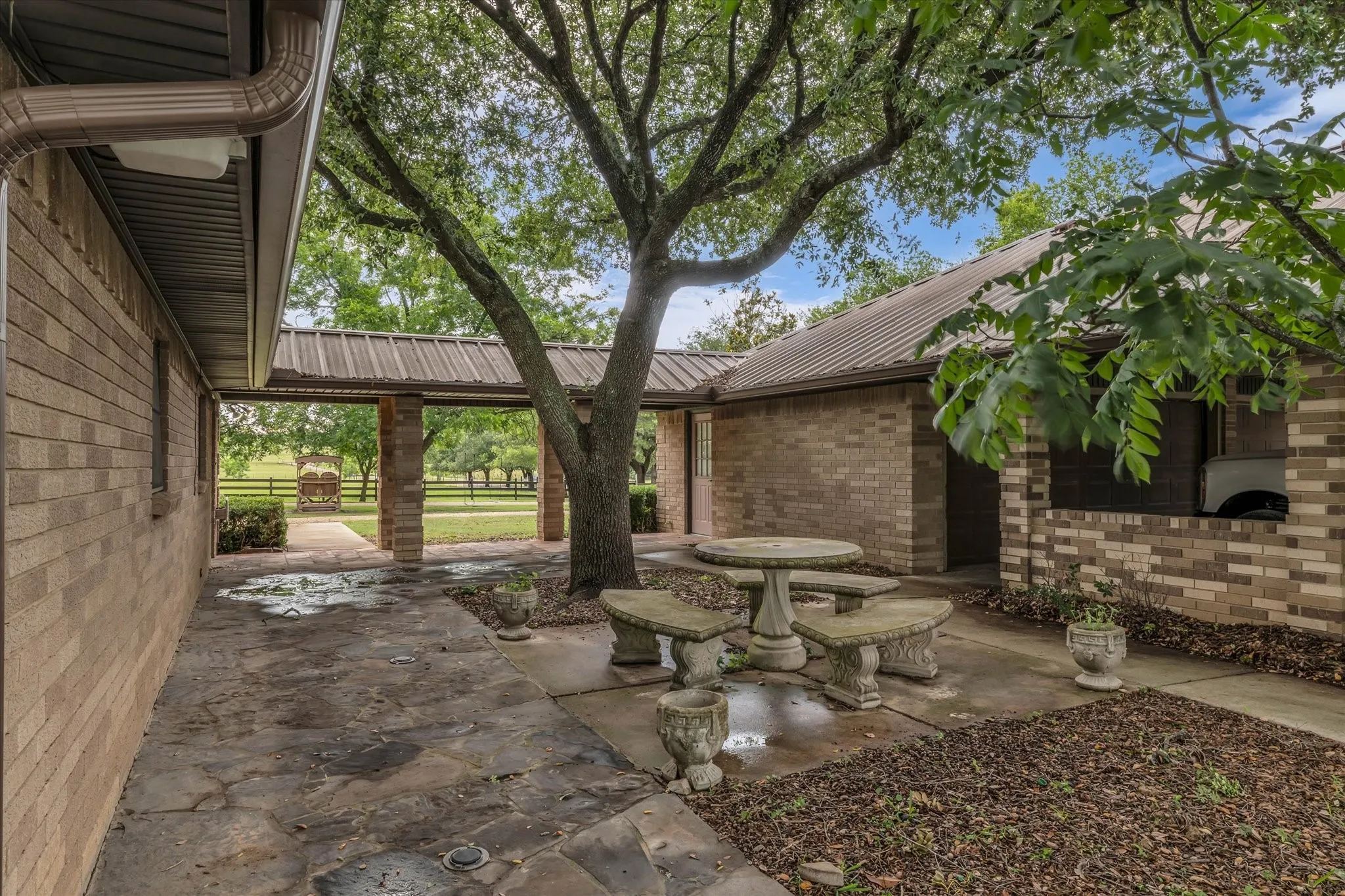 View of patio