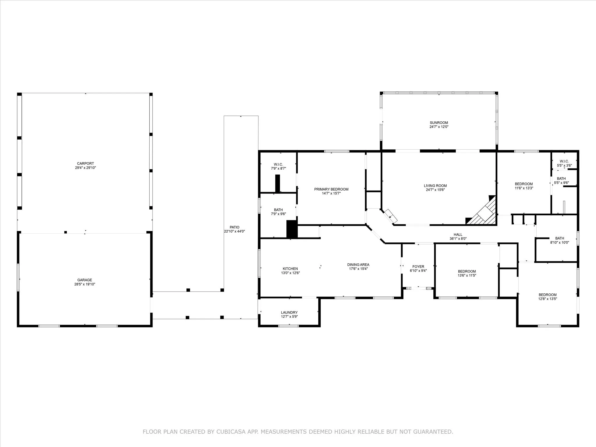 View of room layout