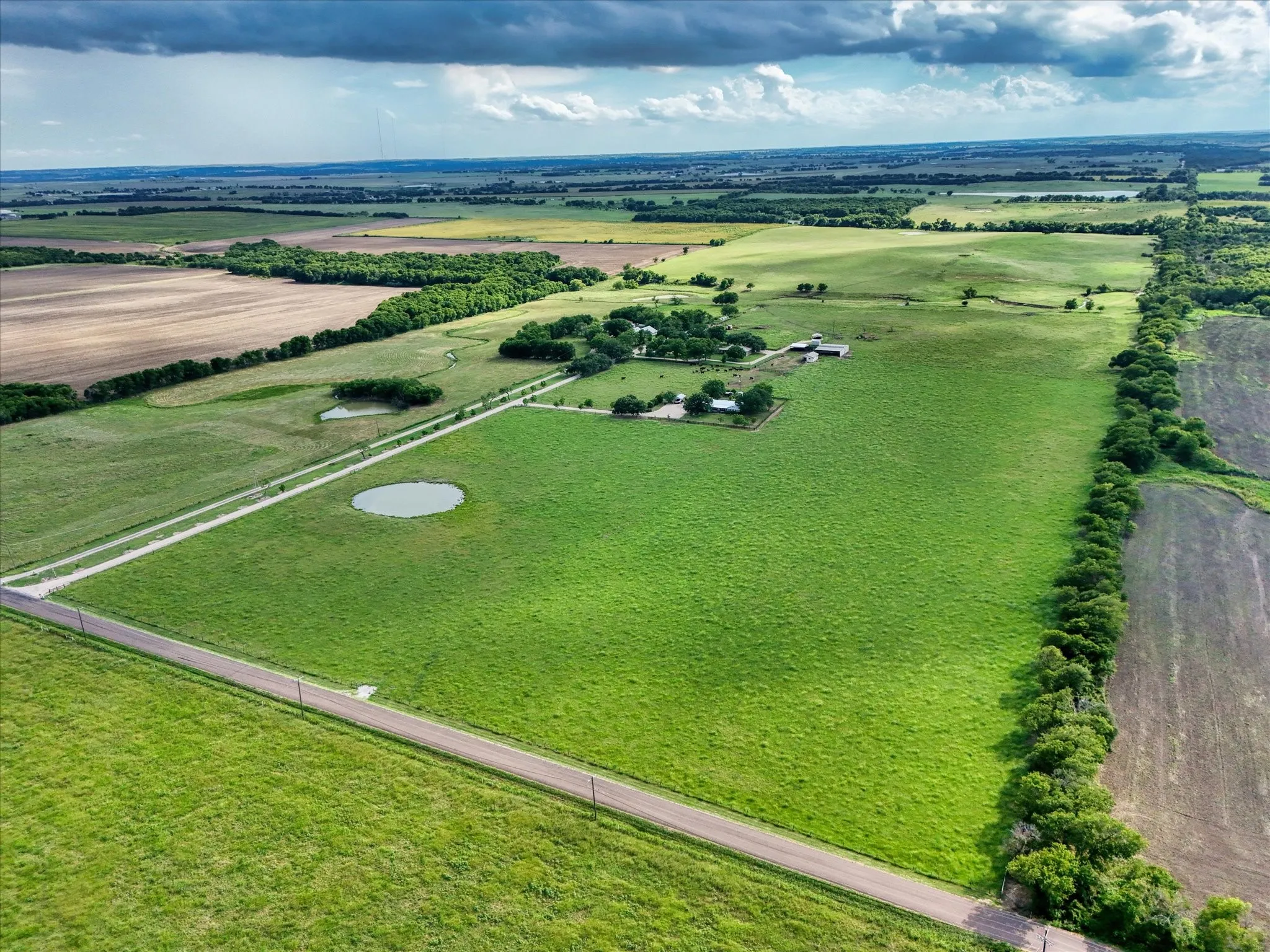 View of rural area featuring property parcel outlined