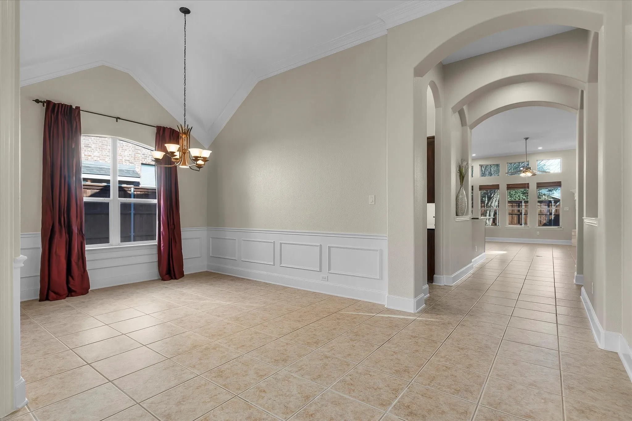 Formal dining area