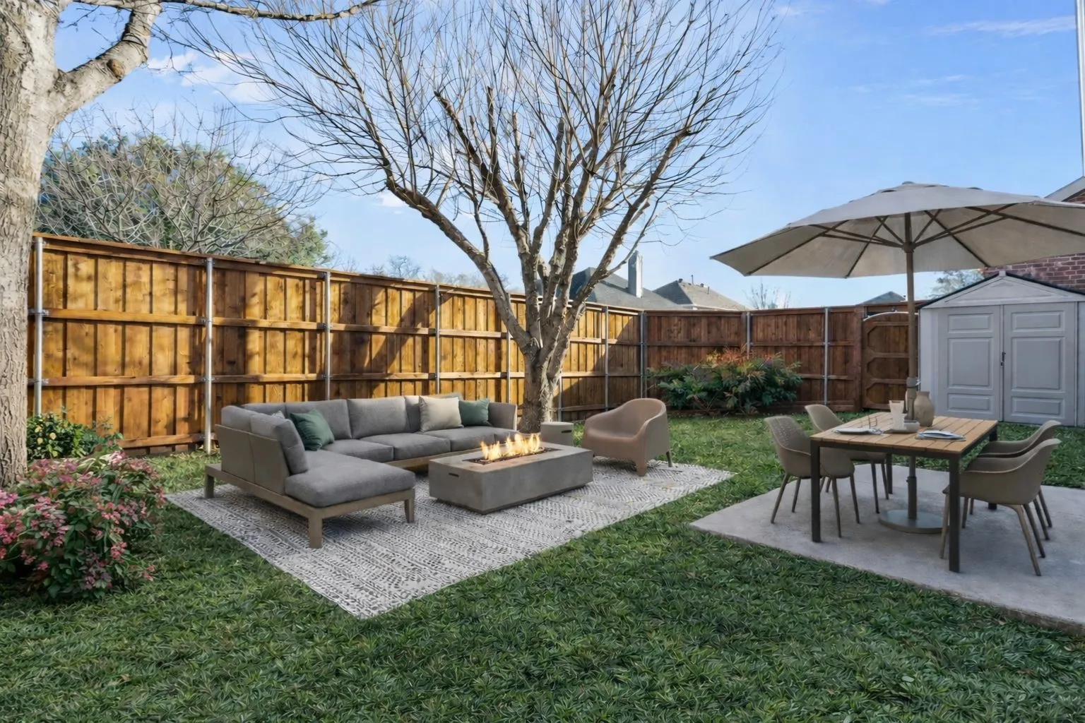 Storage Shed remains - Virtually Staged