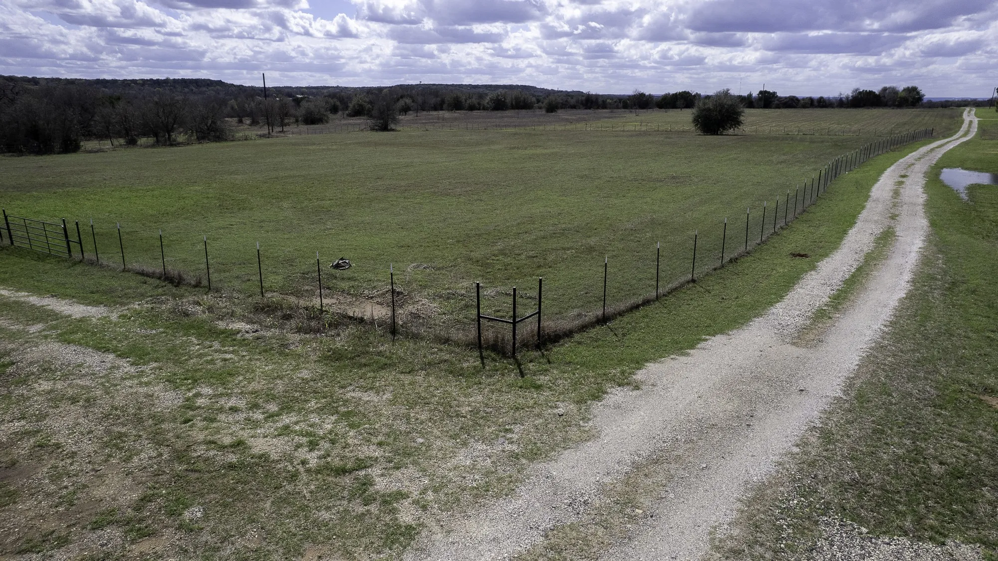 Fenced paddock
