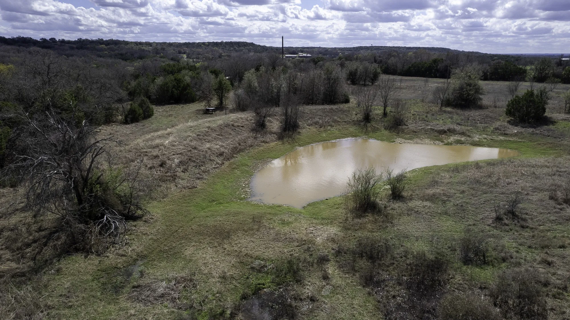 Pond on property