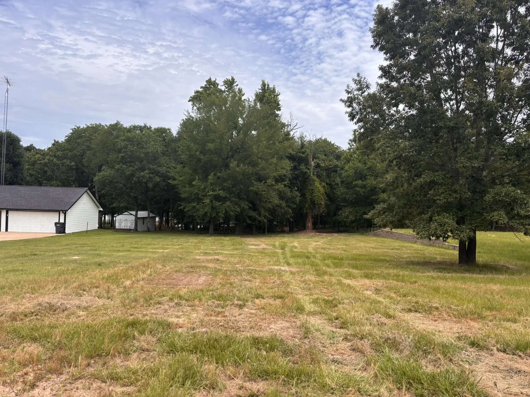 From Street (CR 1503) Back through the homesite area and on...