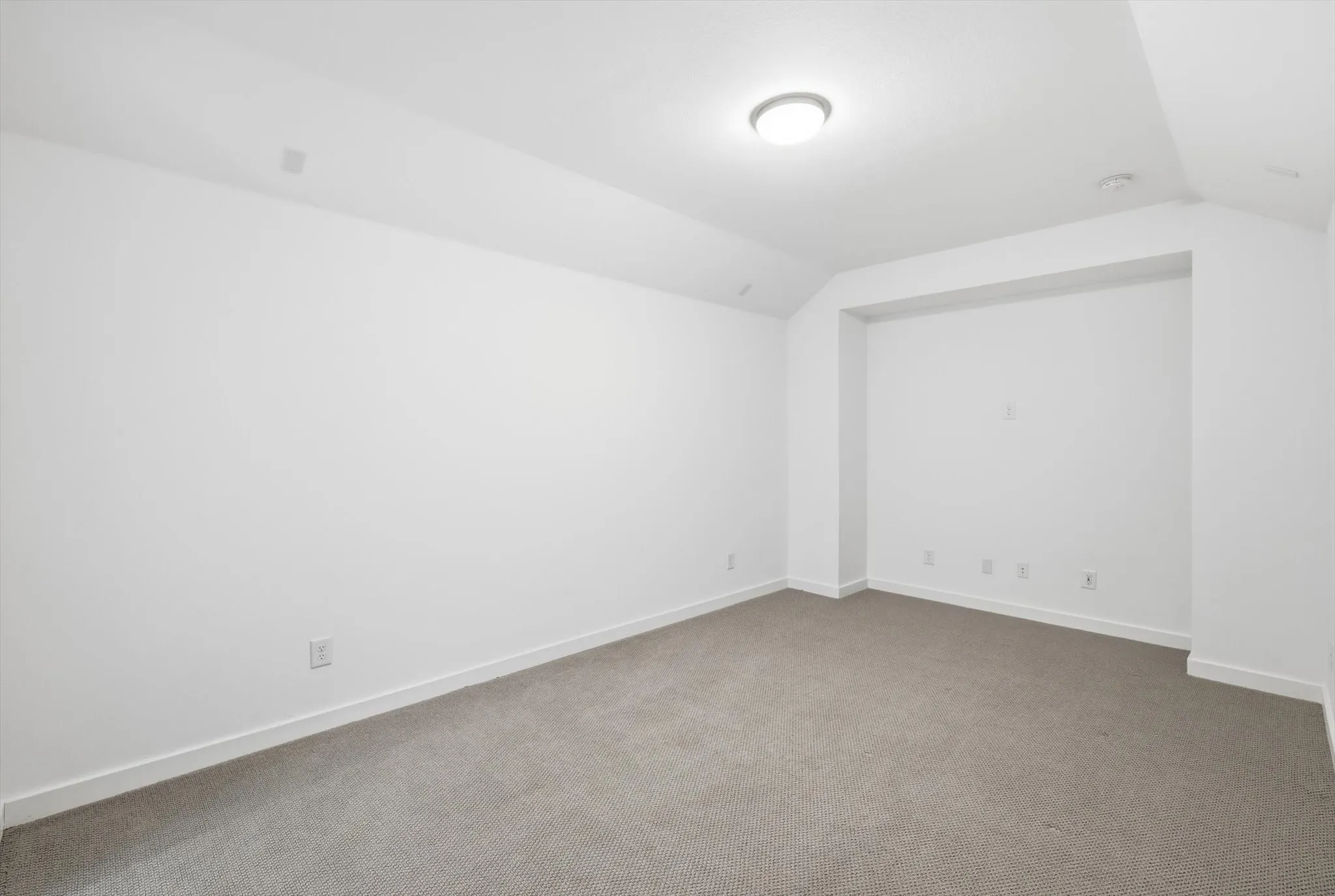 Large media room, never used and can be used for at home theater or more!