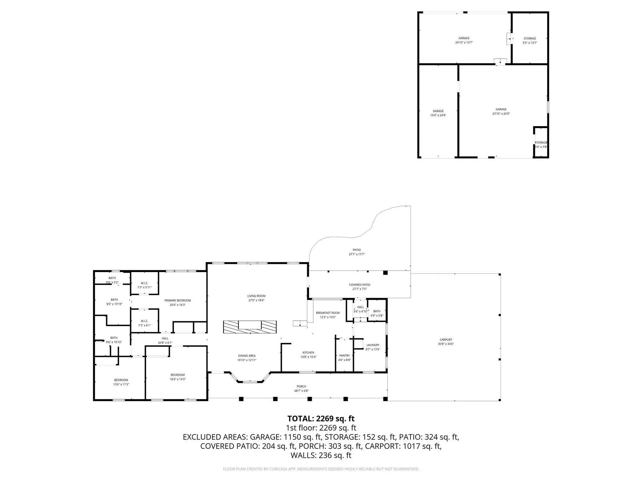 House and garage