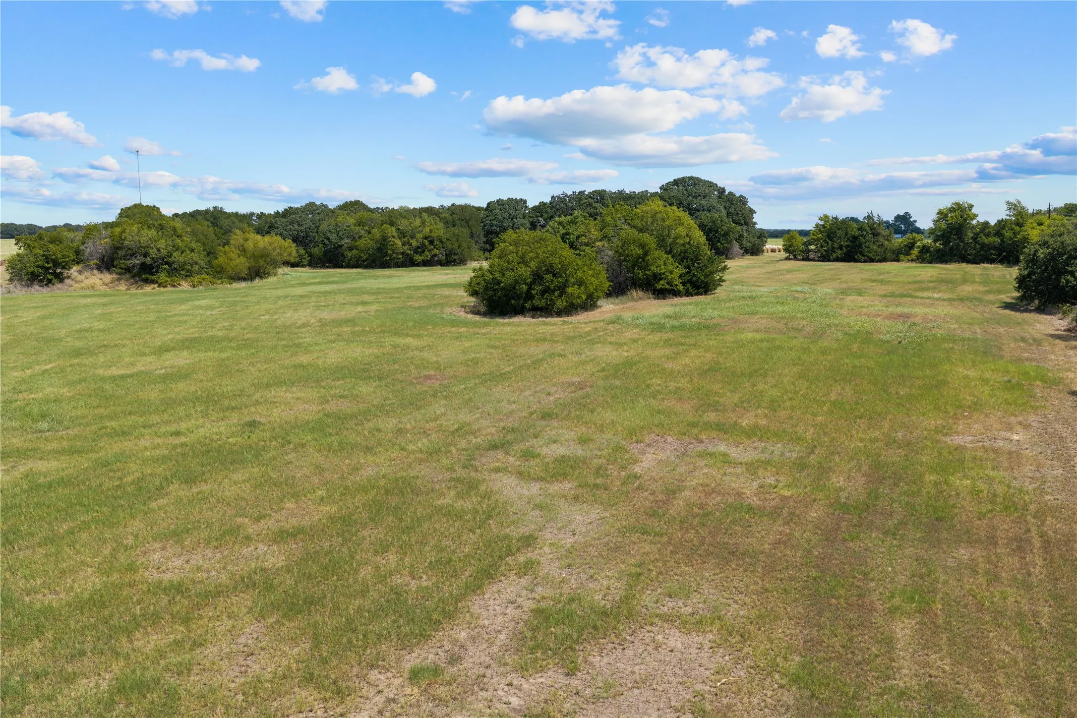 Expansive open land with natural tree lines
