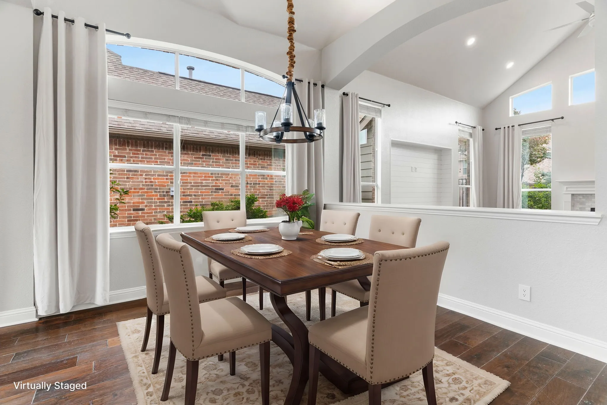 Formal dining space is optional but pretty from the moment you enter.