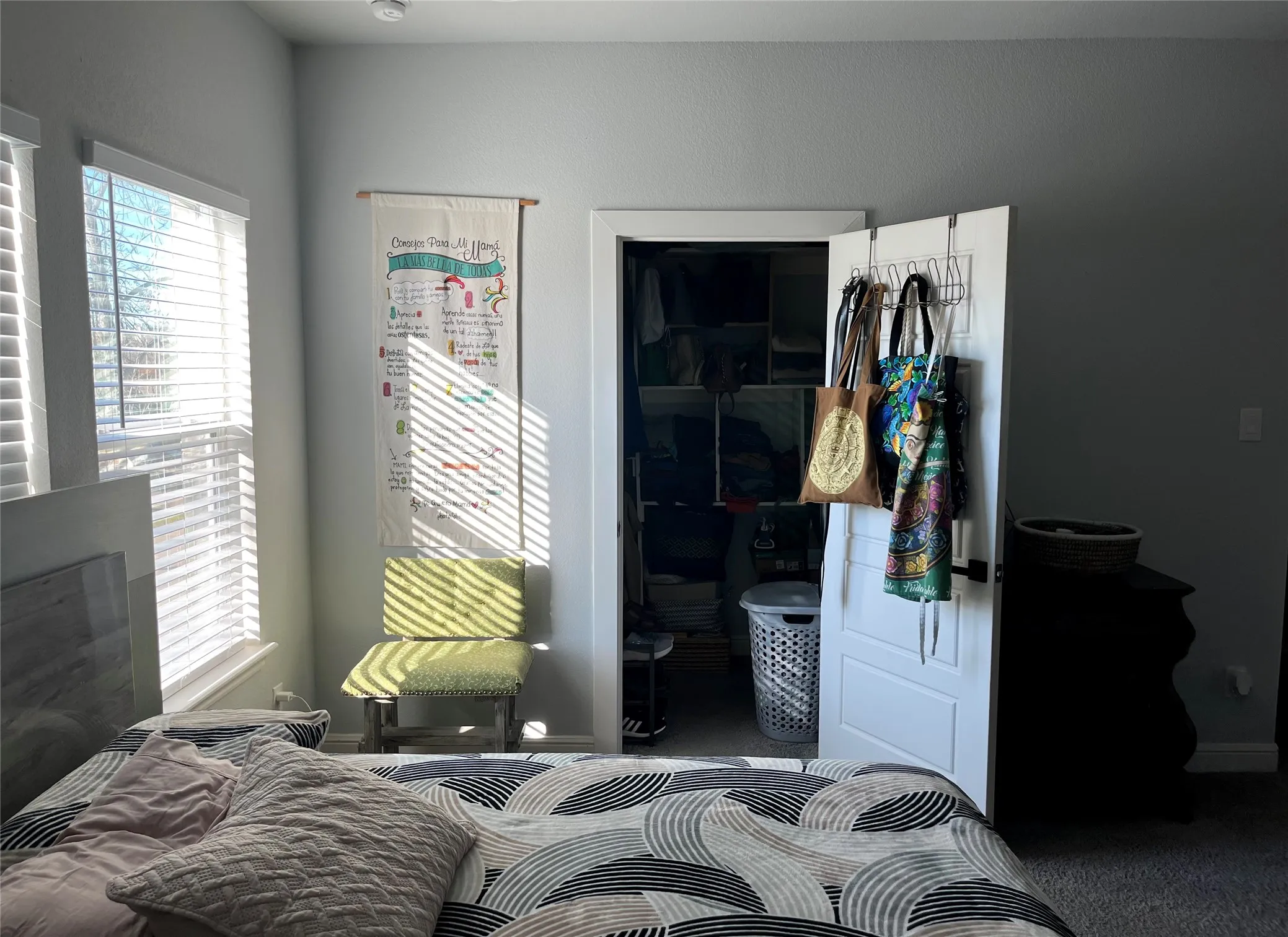 Master with small office area.