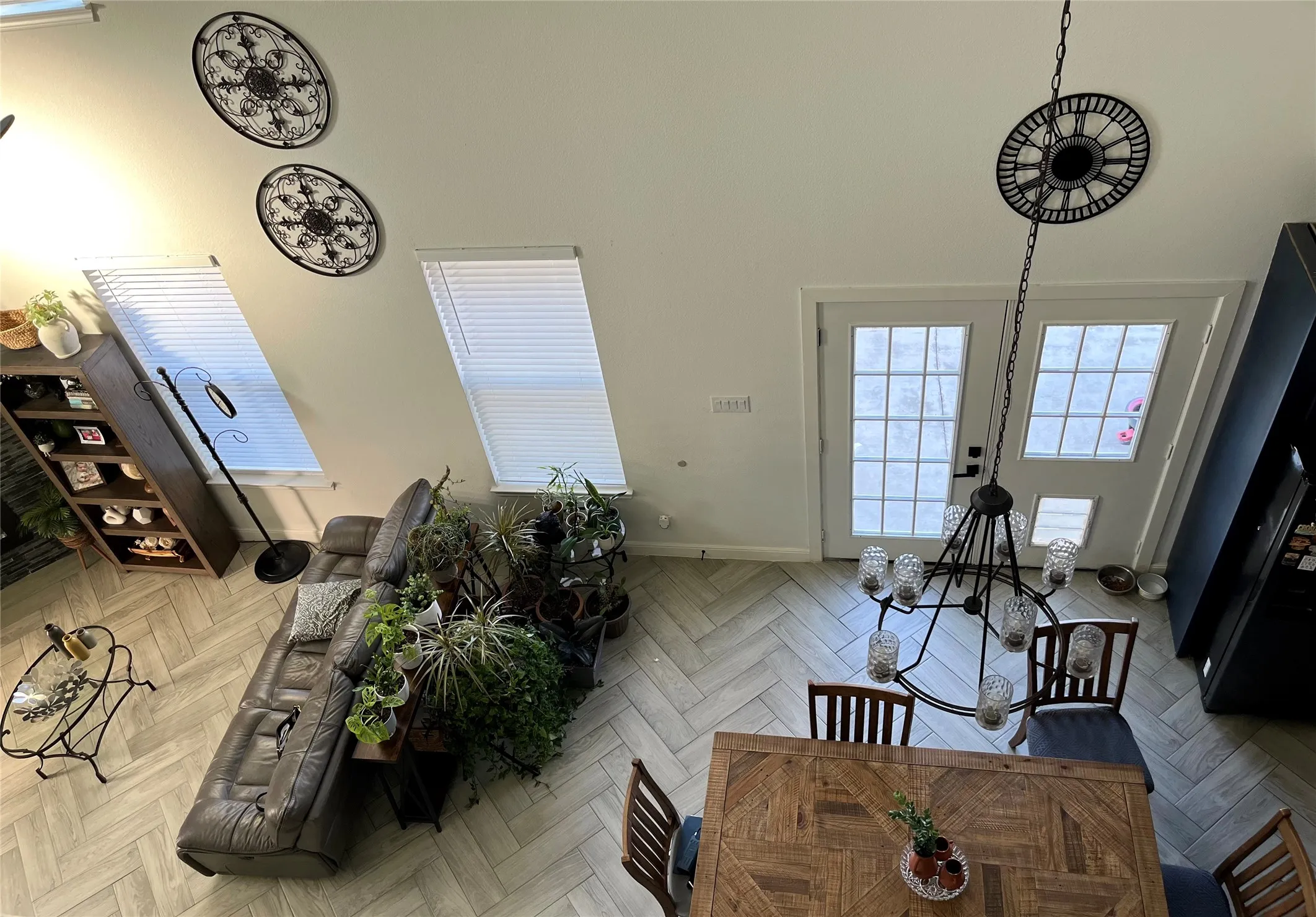 View of Dining  Area from the second level.