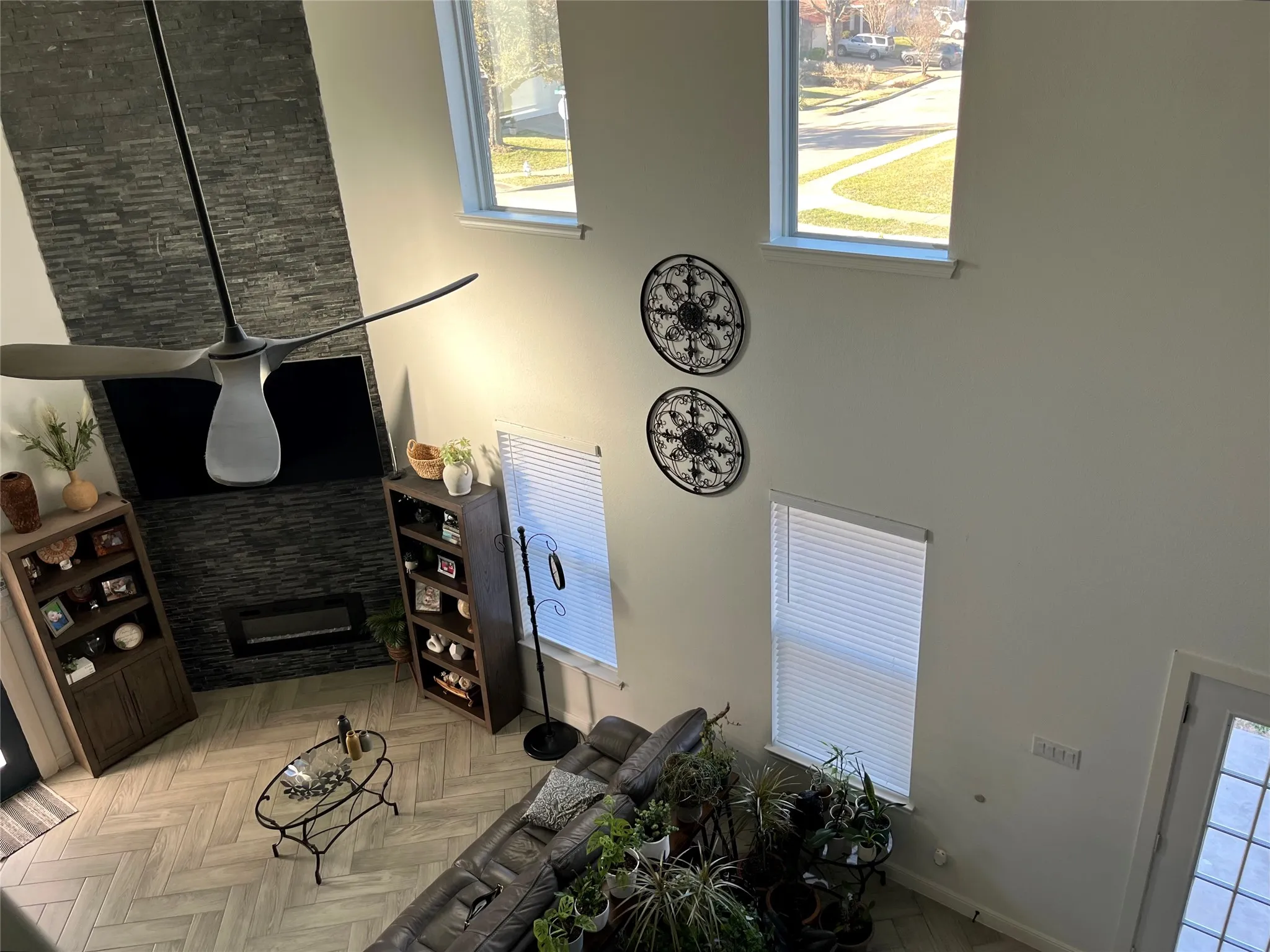 View from second level.