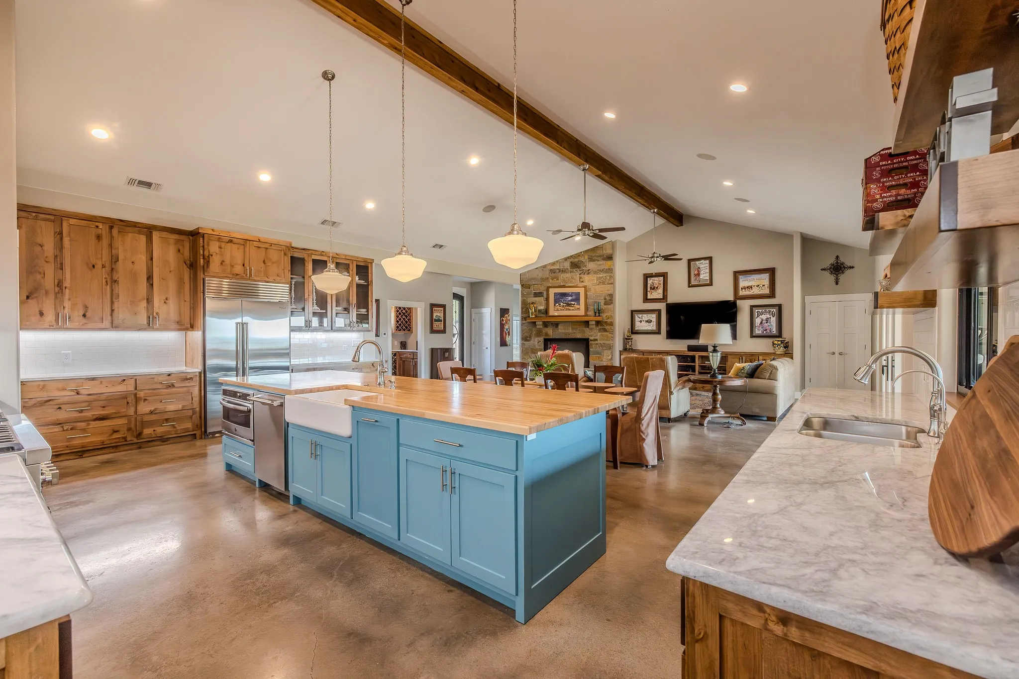 Very open concept is perfect for entertaining!