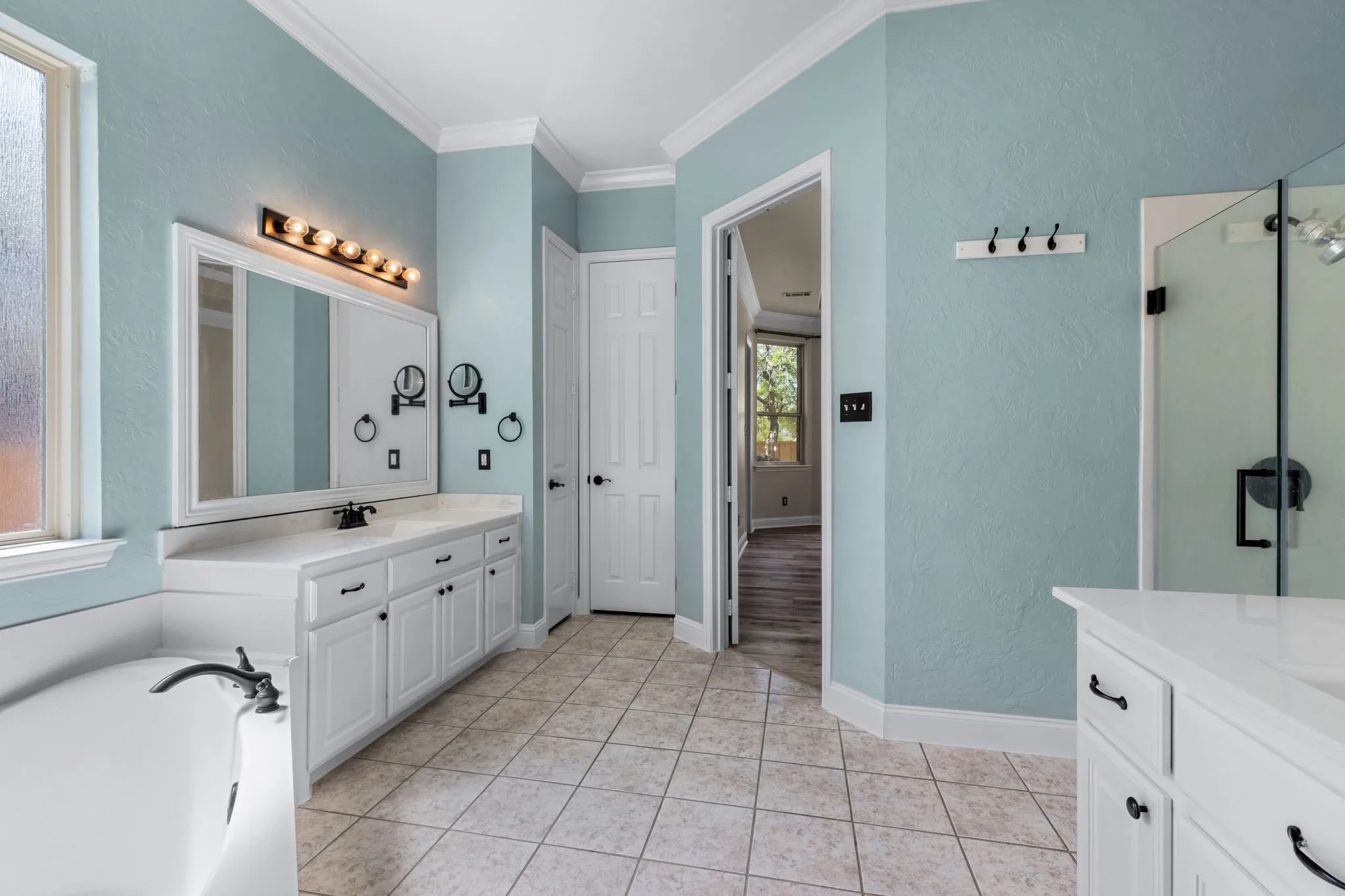 Spacious Primary bathroom