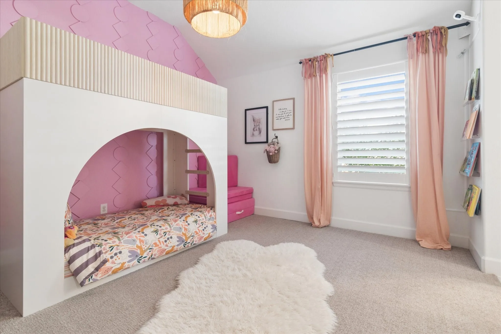 Another secondary bedroom, faces side of the home. All secondary bedrooms offer large walk in closets.