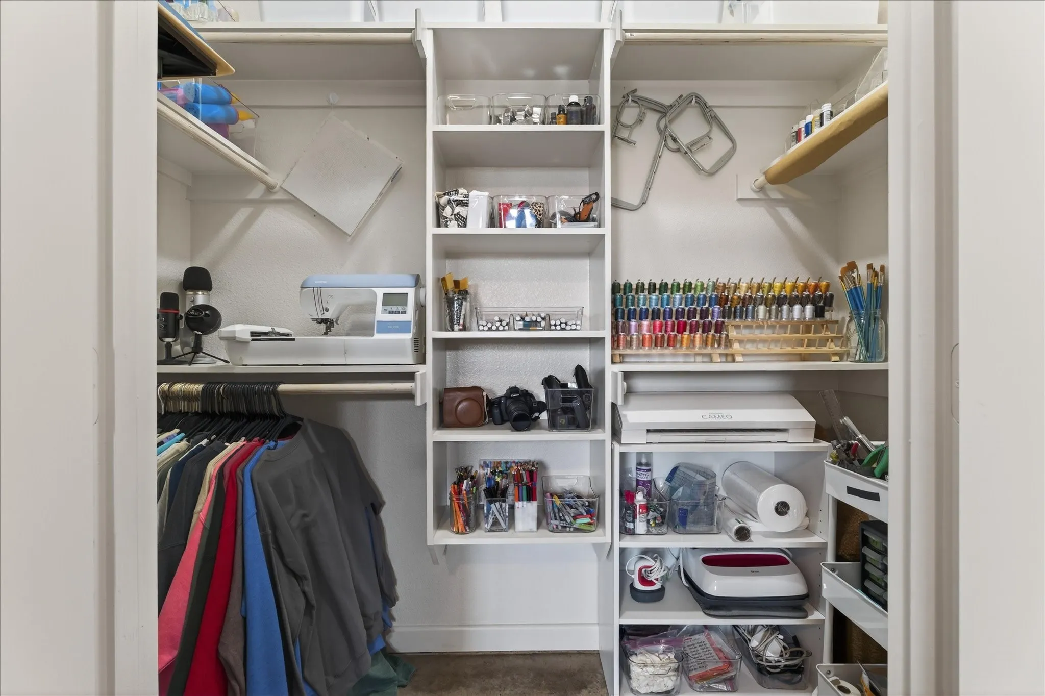 Primary first floor bedroom closet