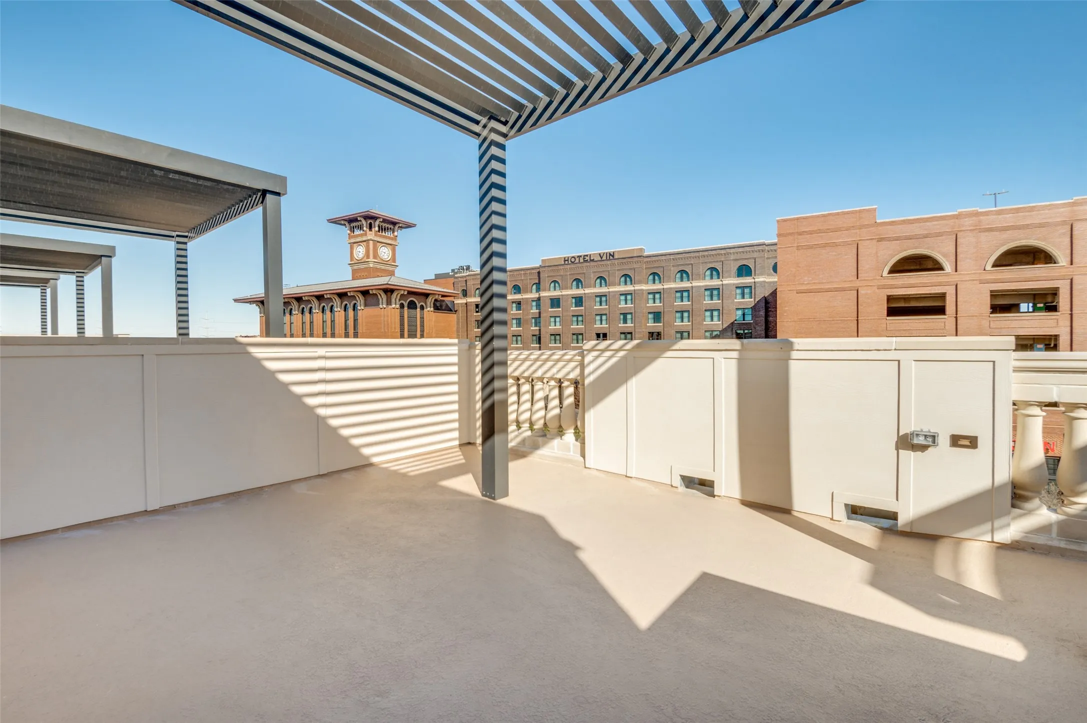 Rooftop patio