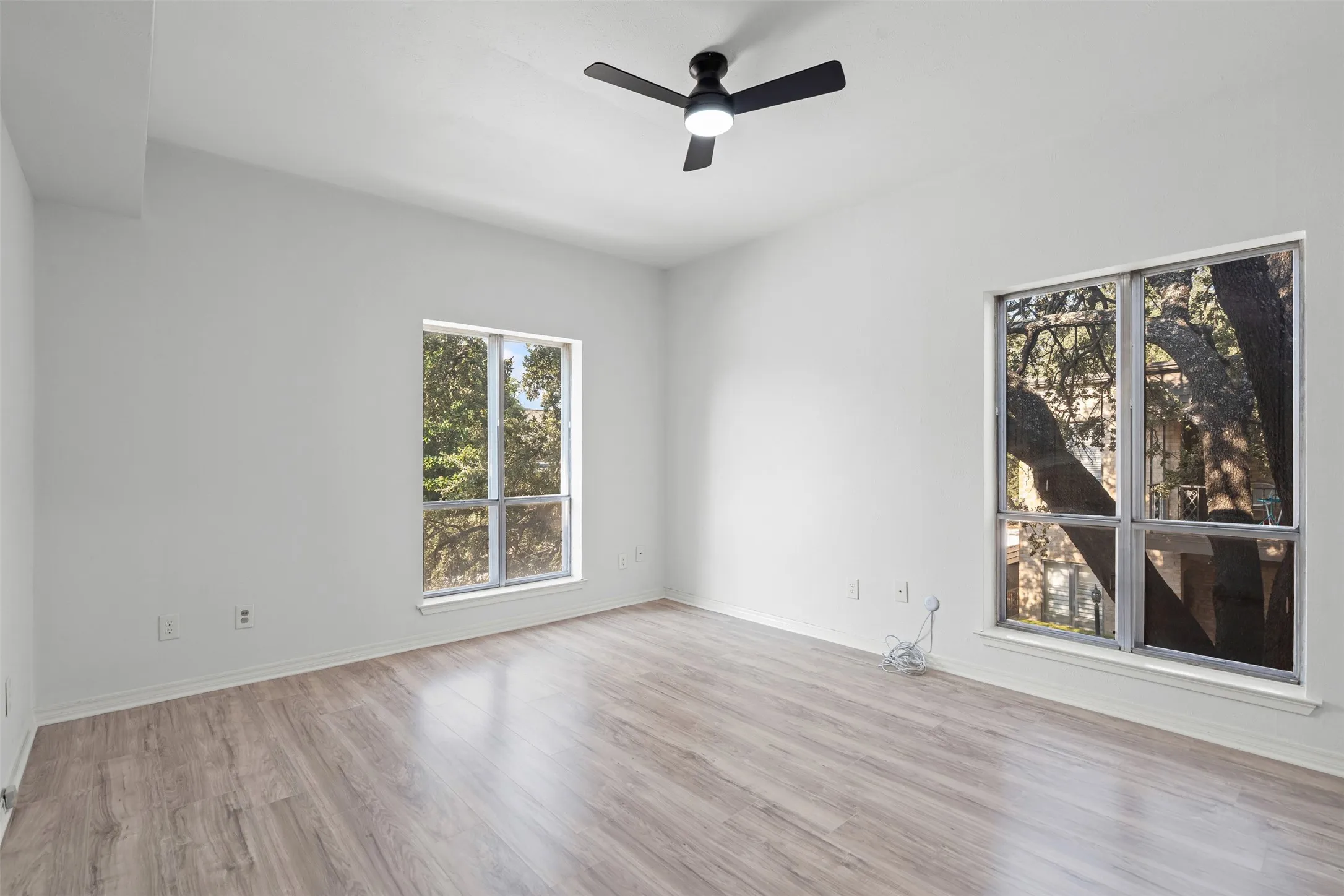 Bedroom with ample natural light.
