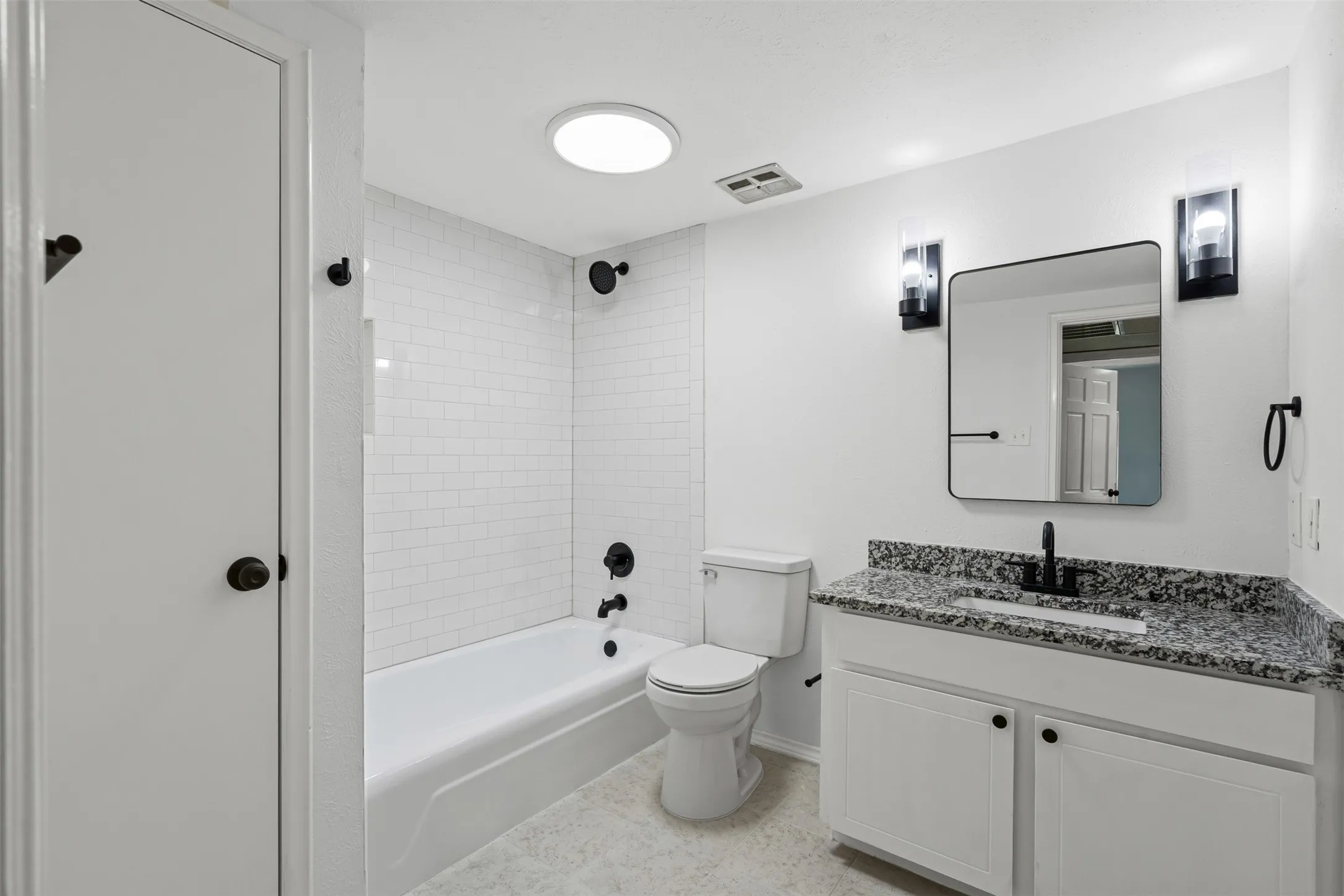 Newly renovated bathroom.