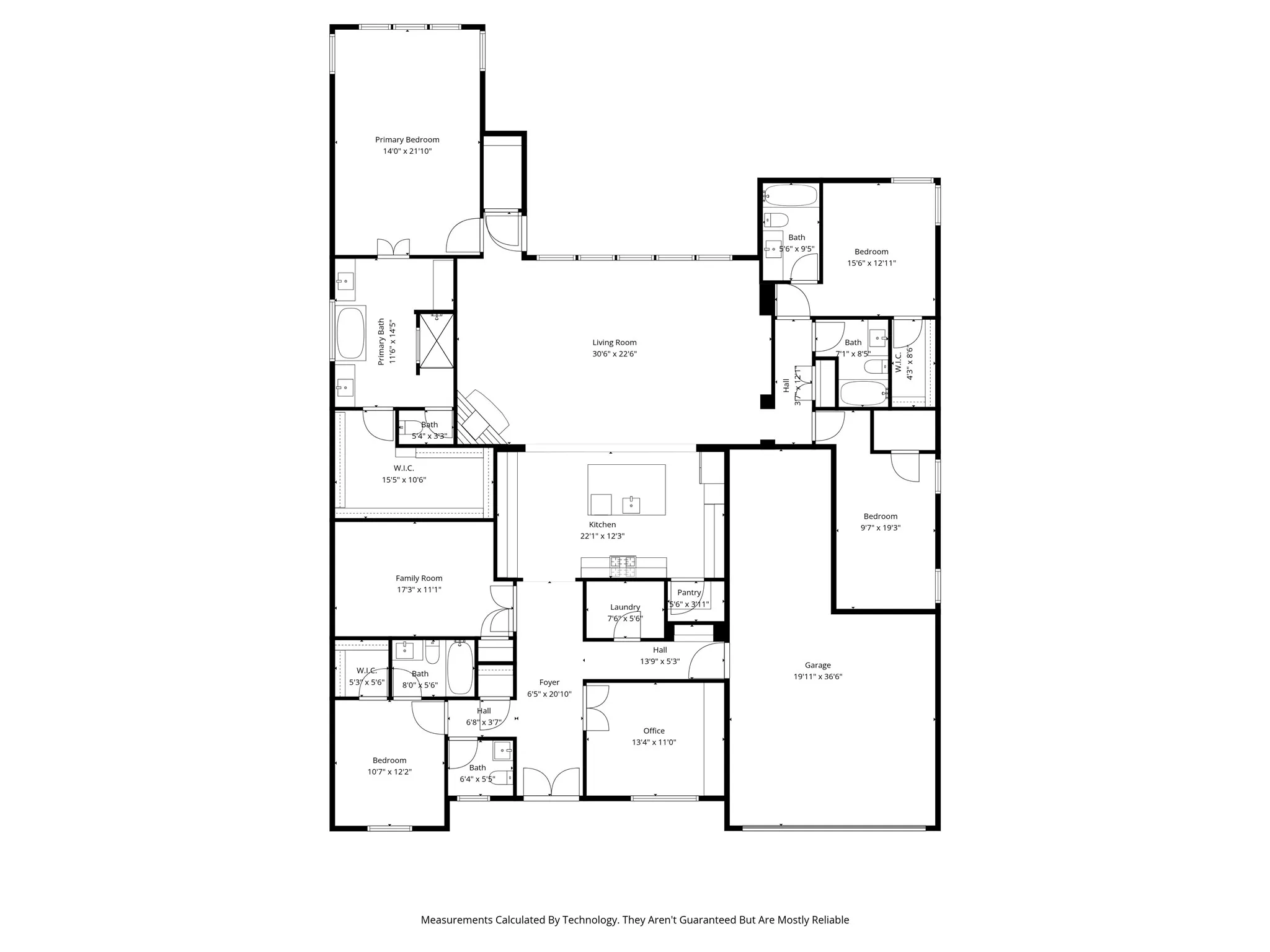 View of floor plan / room layout