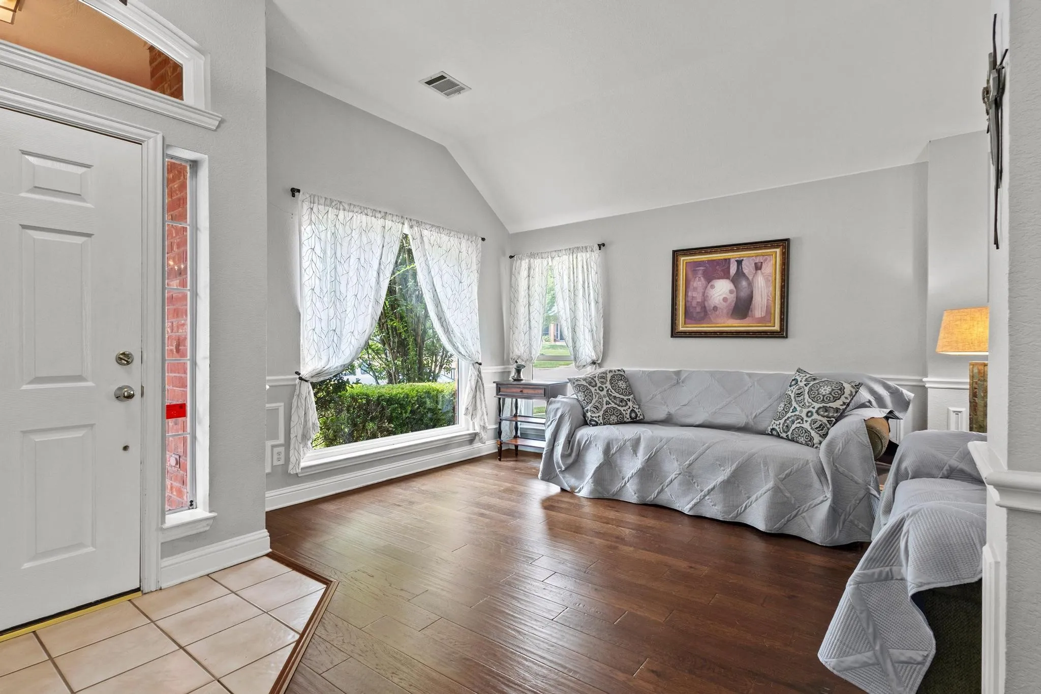 Front Entry into the One of Two Living Areas