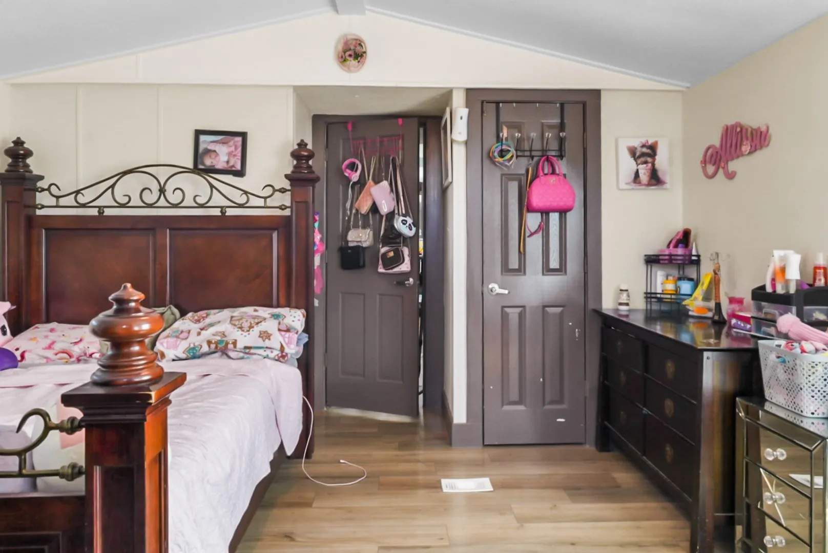 Bedroom featuring light wood-style flooring