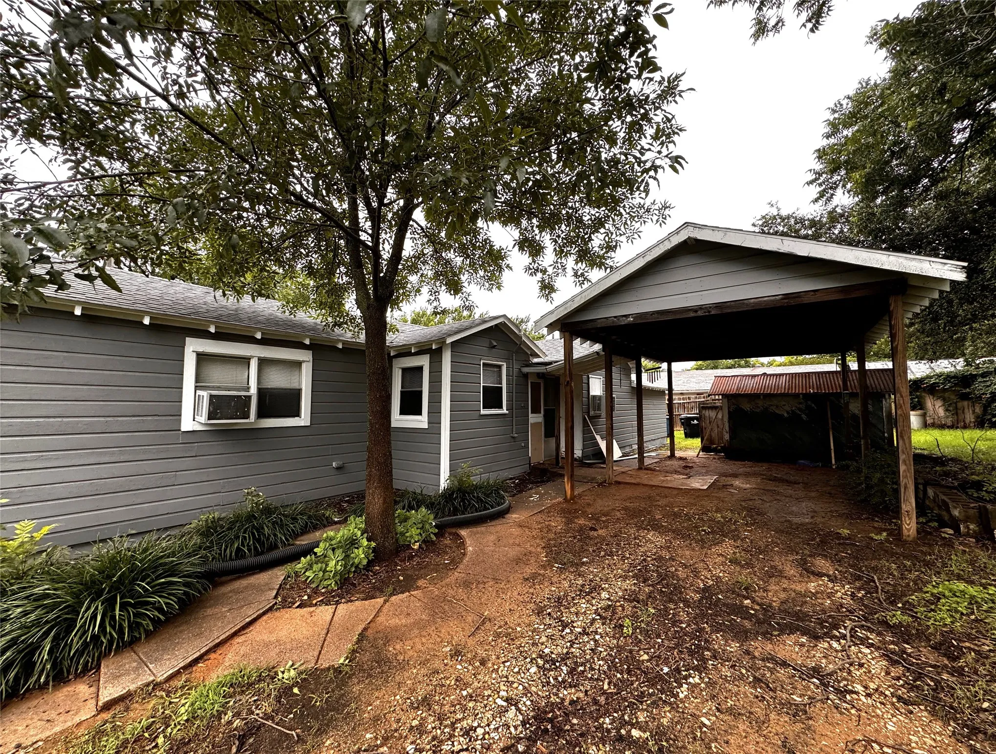 Back Exterior with Carport