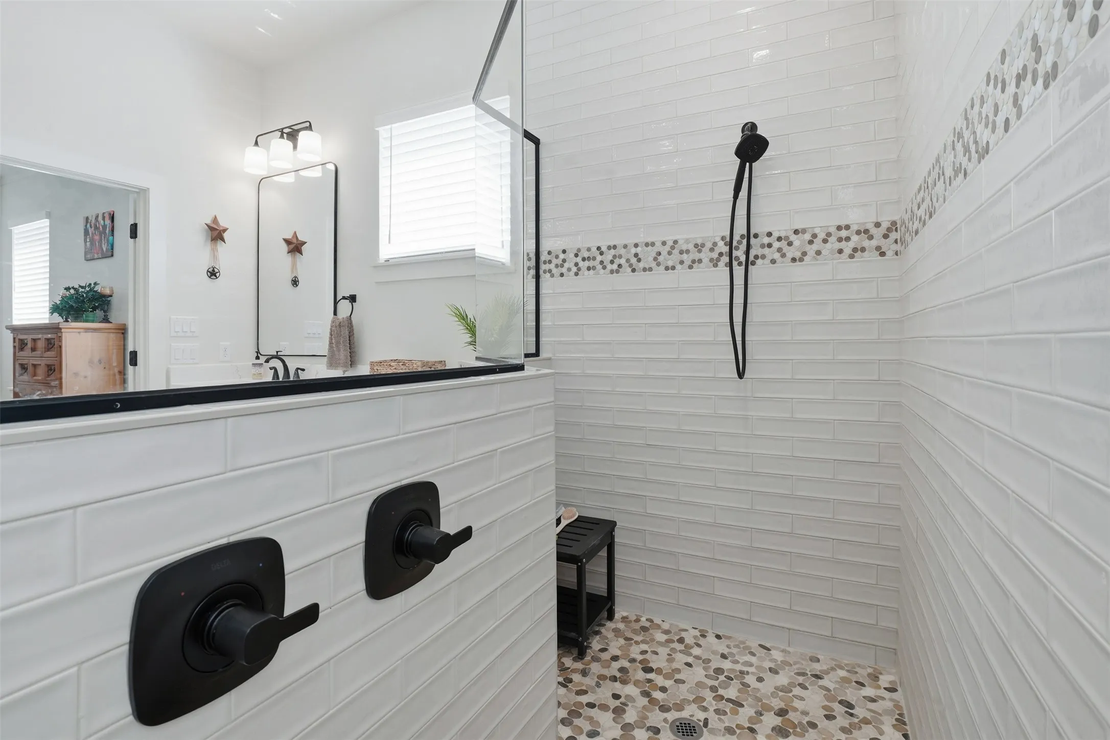Pebble Stone Shower