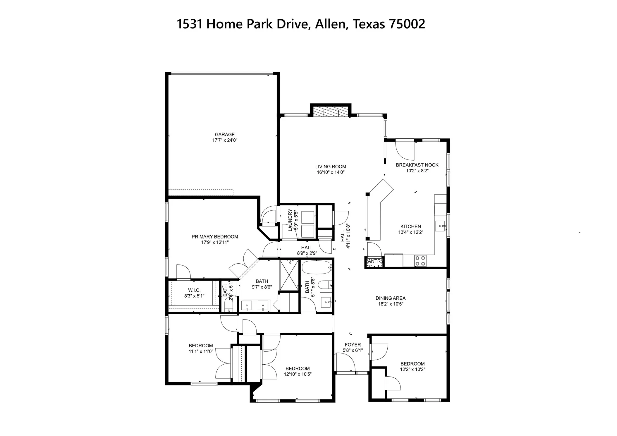 View of property floor plan