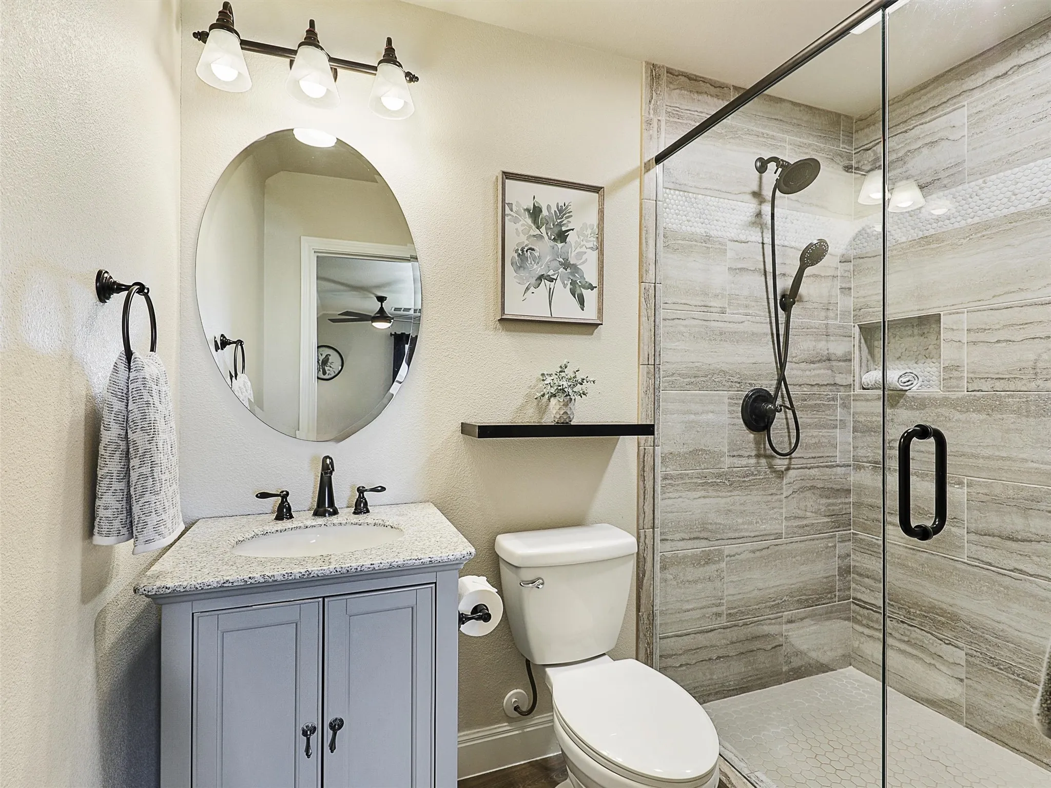 Upstairs Full Bath with Walk In Shower