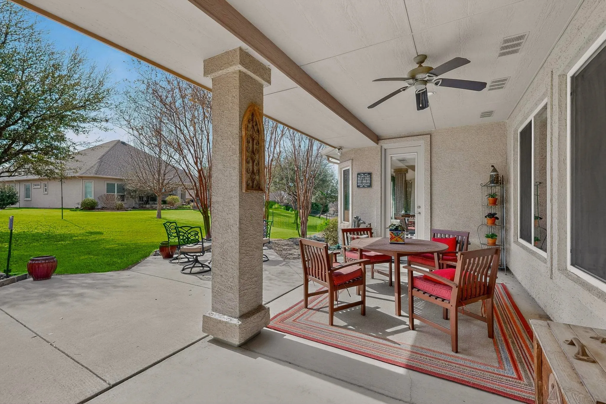 Extended patio
