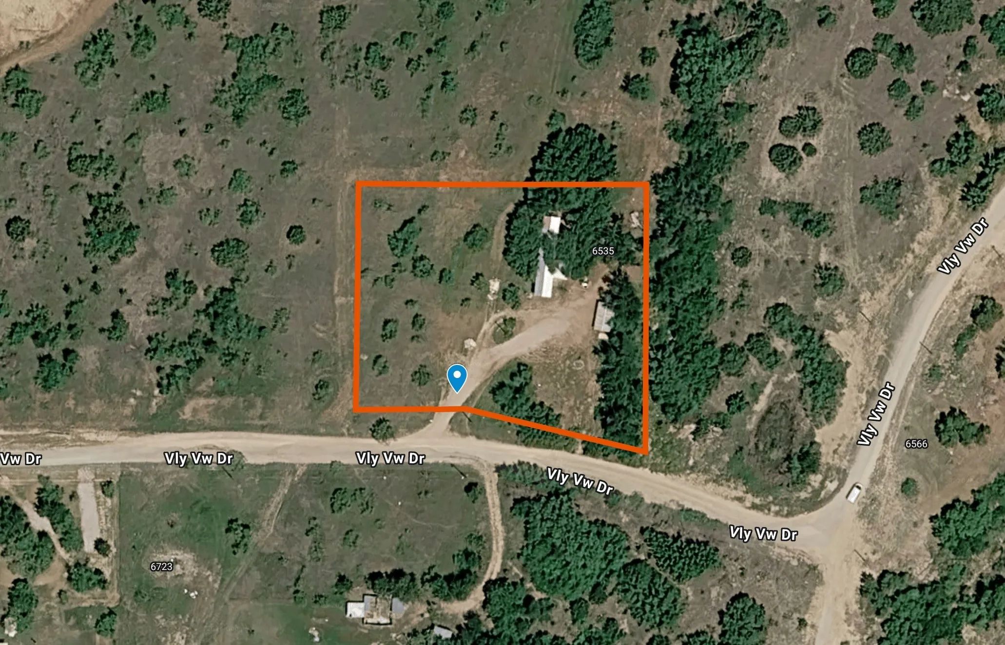 Map / location featuring property boundaries highlighted