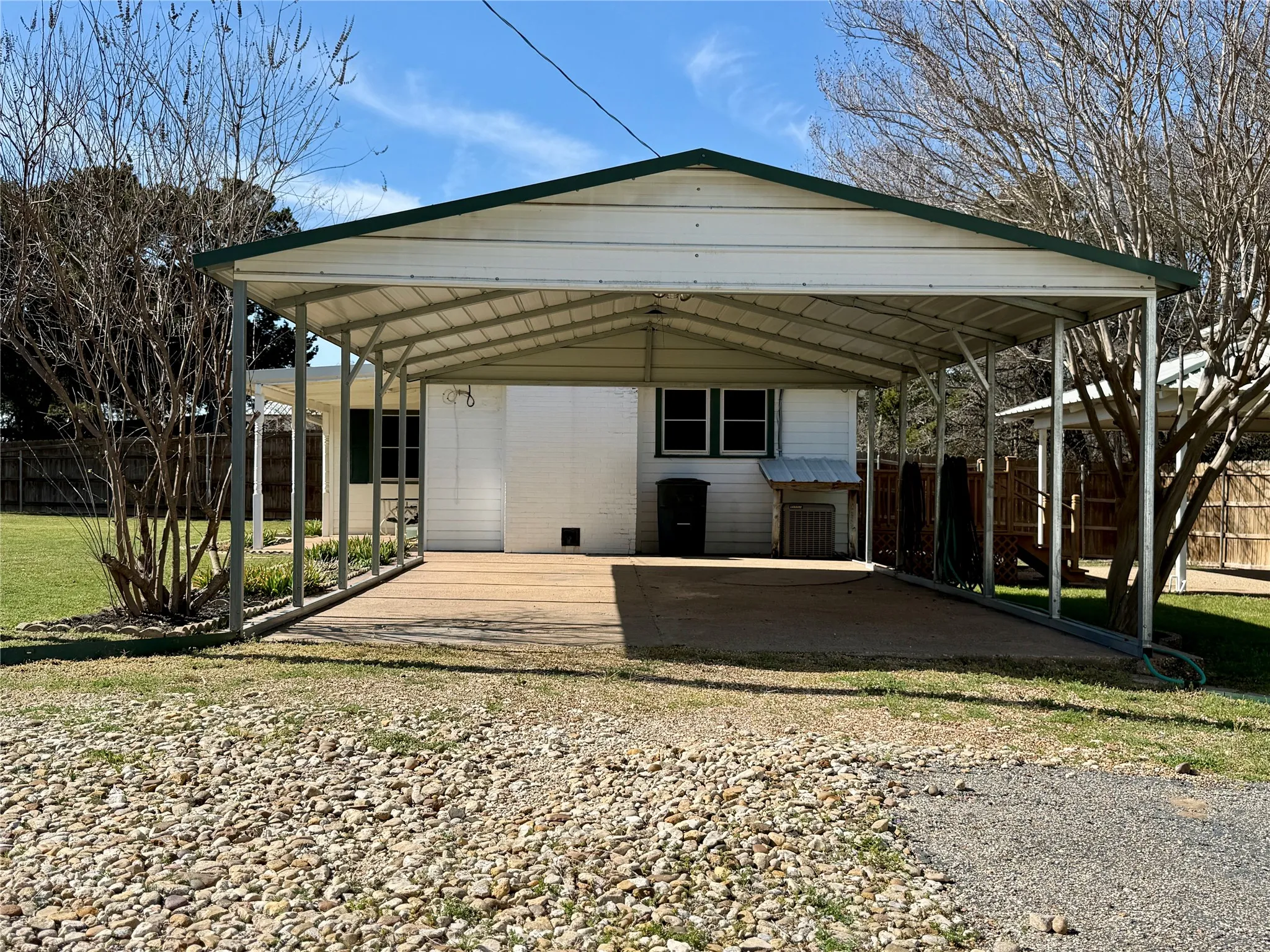 Carport at the house