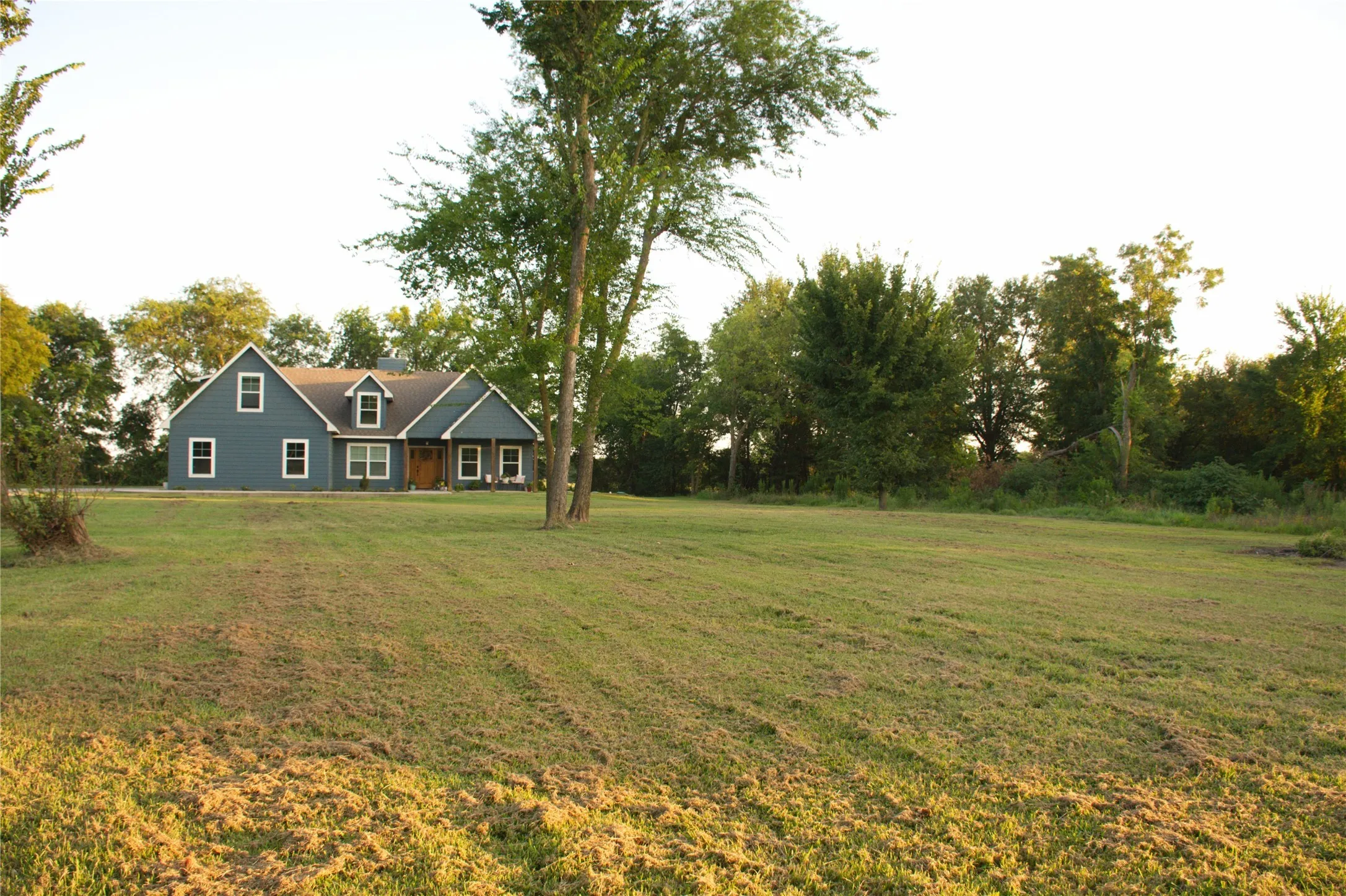 2.38 acres. Room for horses