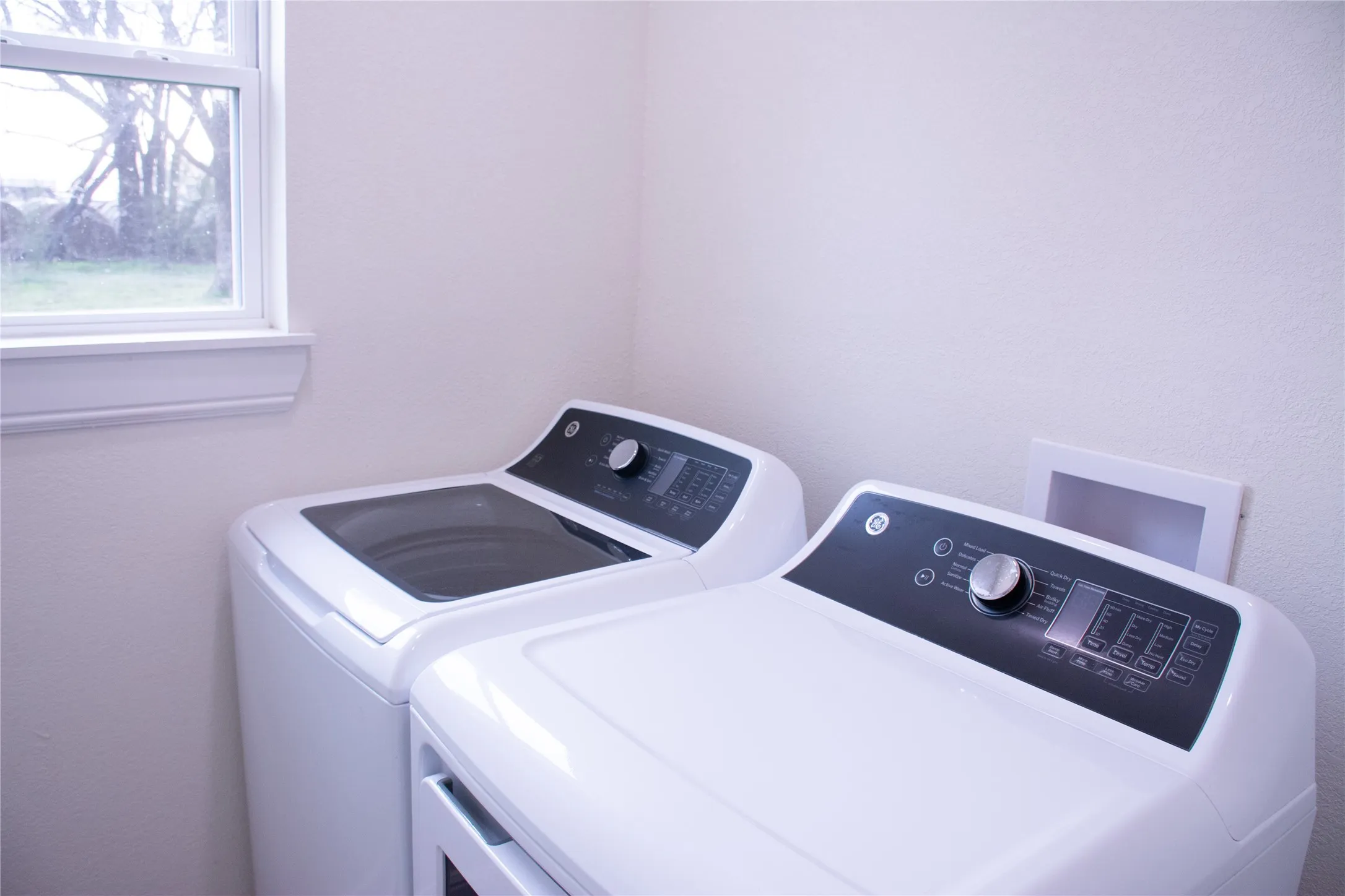 Laundry Room for full size washer and dryer