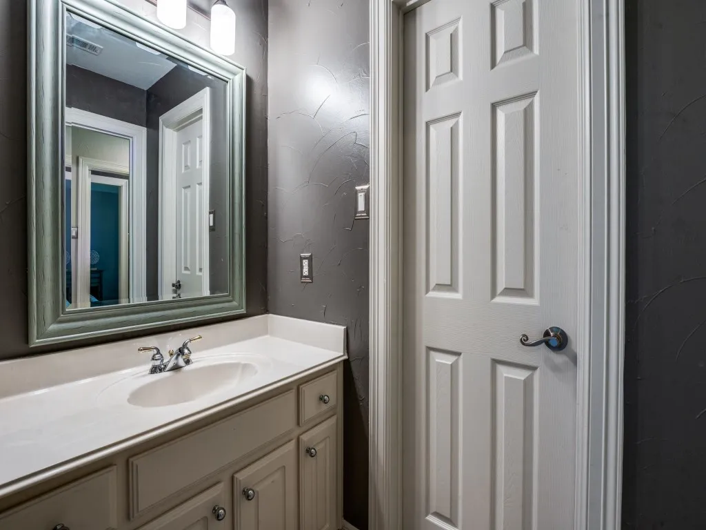 upstairs Jack and Jill bathroom.