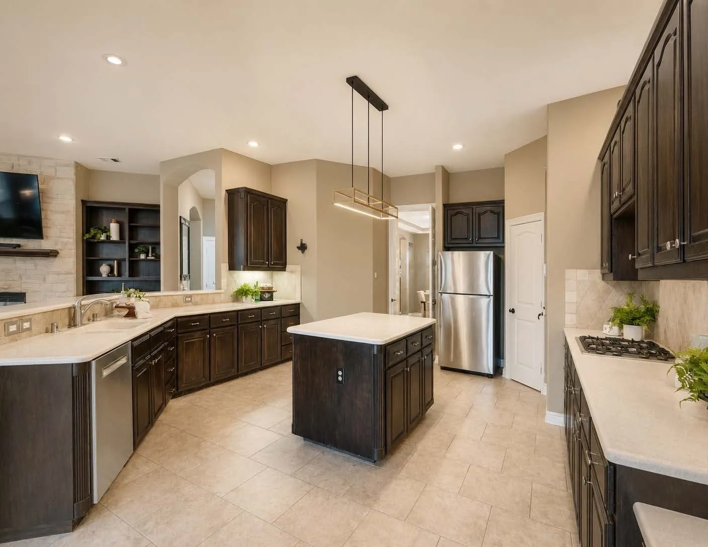 New quartz counter tops and fresh neutral paint coming this week! (photo is AI generated to show new look)