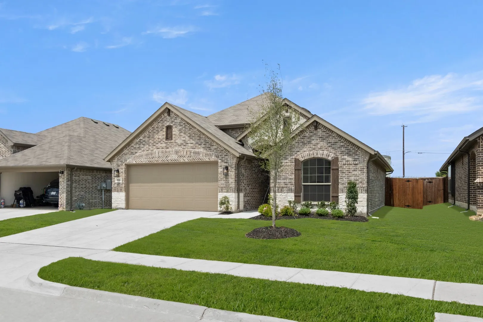 DFW-Chisholm Hills-Concept 1503-806 Misty Lane-Front Exterior-Risewell Homes-2