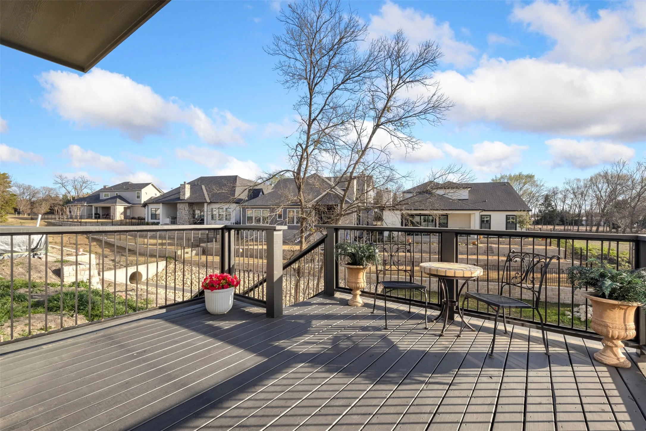 Gorgeous views from patio deck.