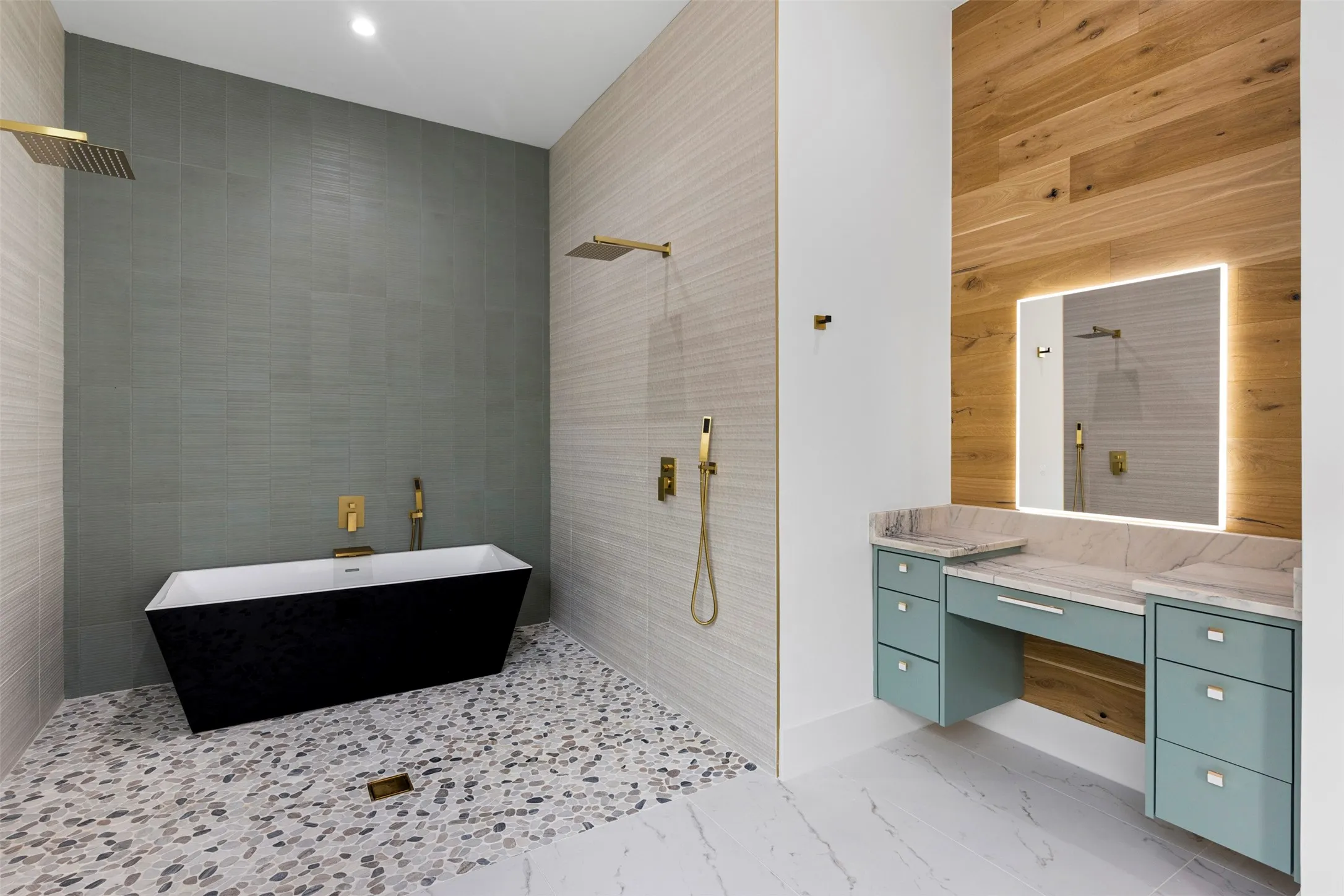 Vanity area in Primary Bathroom
