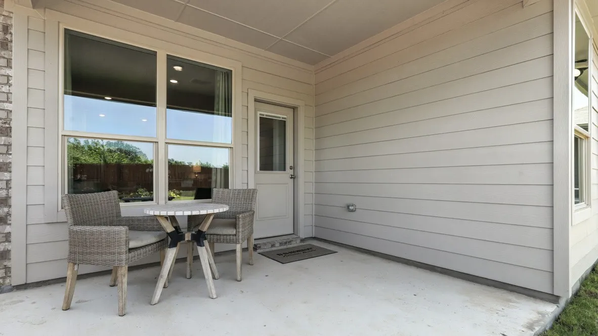 Patio - All Home and community information, including pricing, included features, terms, availability and amenities, are subject to change at any time without notice or obligation. All Drawings, pictures, photographs, video, square footages, floor plans, elevations, features, colors and sizes are approximate for illustration purposes only and will vary from the homes as built.
