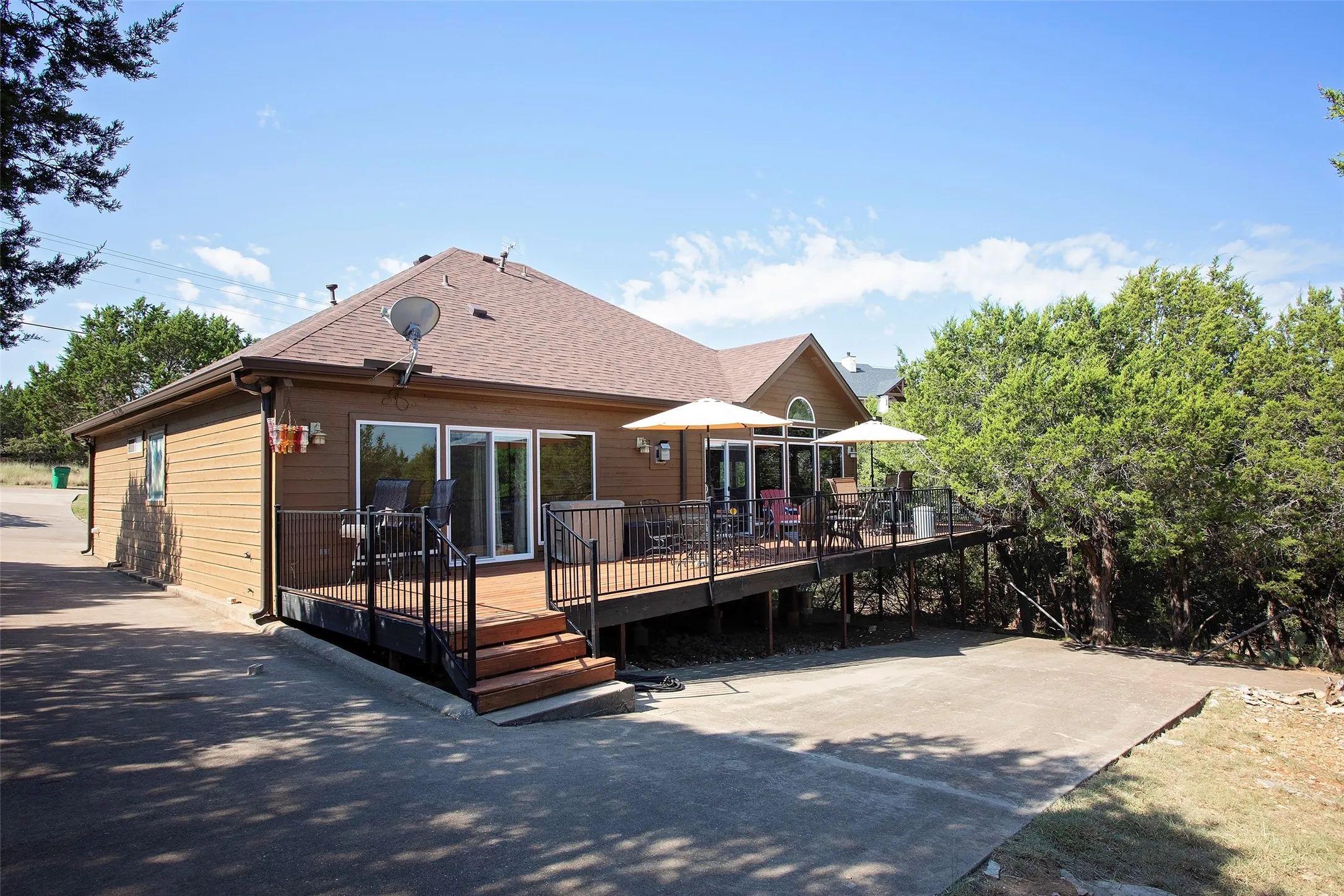 Back view of House