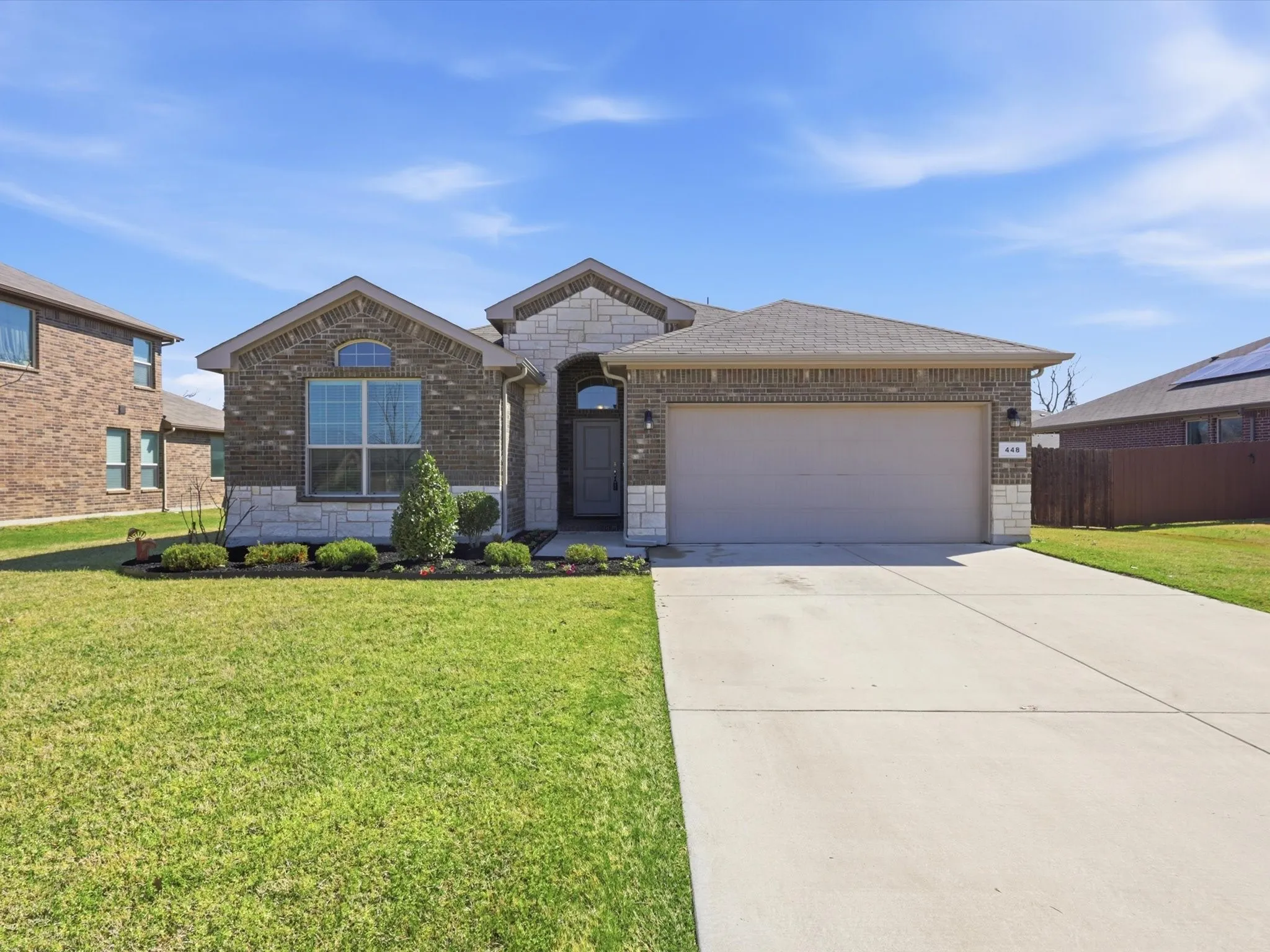 Single Family Residence For Sale in Tarrant County , 448 Regatta Lane, Azle, Texas 76020, 4 Bedroom, 2 Bathroom, 2 Garage spaces, 1,816 Sqft, built in 2020, Preowned, mls#21198942, Real Estate Agent in Azle, Homes For Sale in Tarrant county, Homes For Sale in Azle, Realtor in Azle Texas, Real Estate Brokerage Independent Realty Texas, Luminita Cordes Realtor