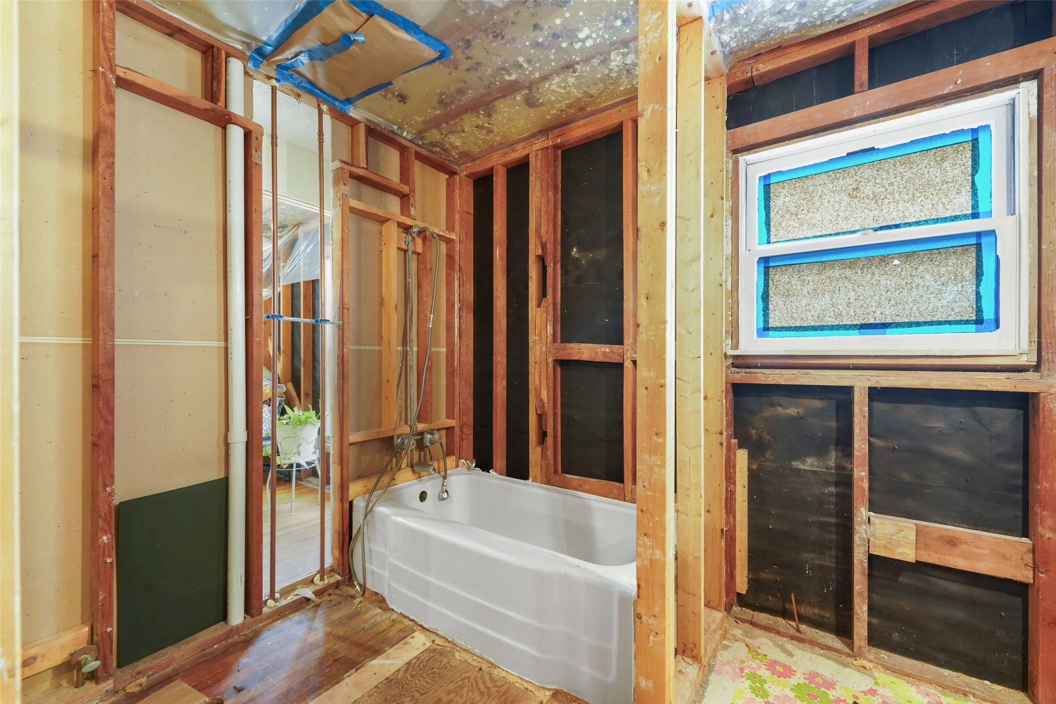 Unfinished Hall Bathroom
