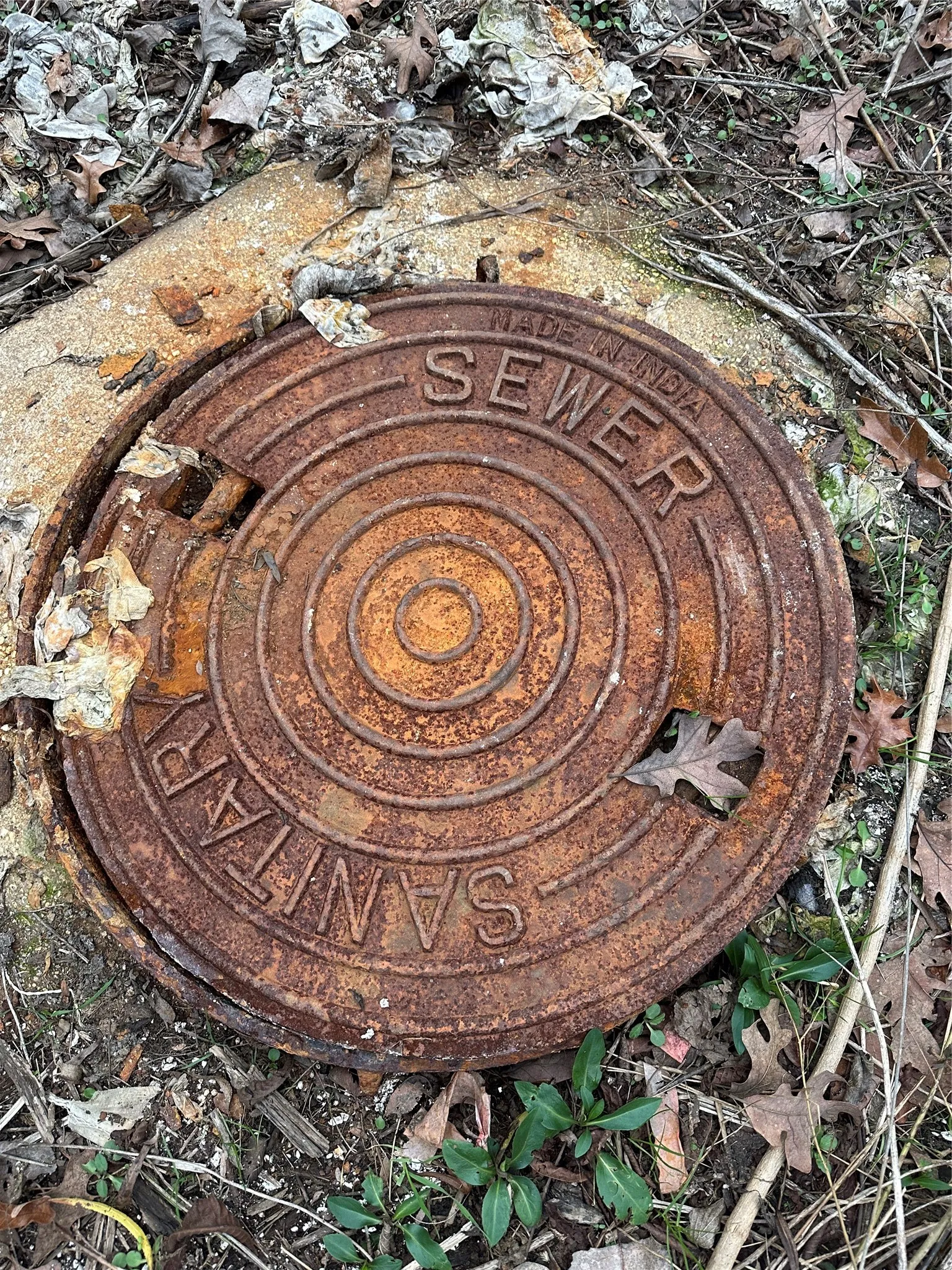 Exterior view of a water meter