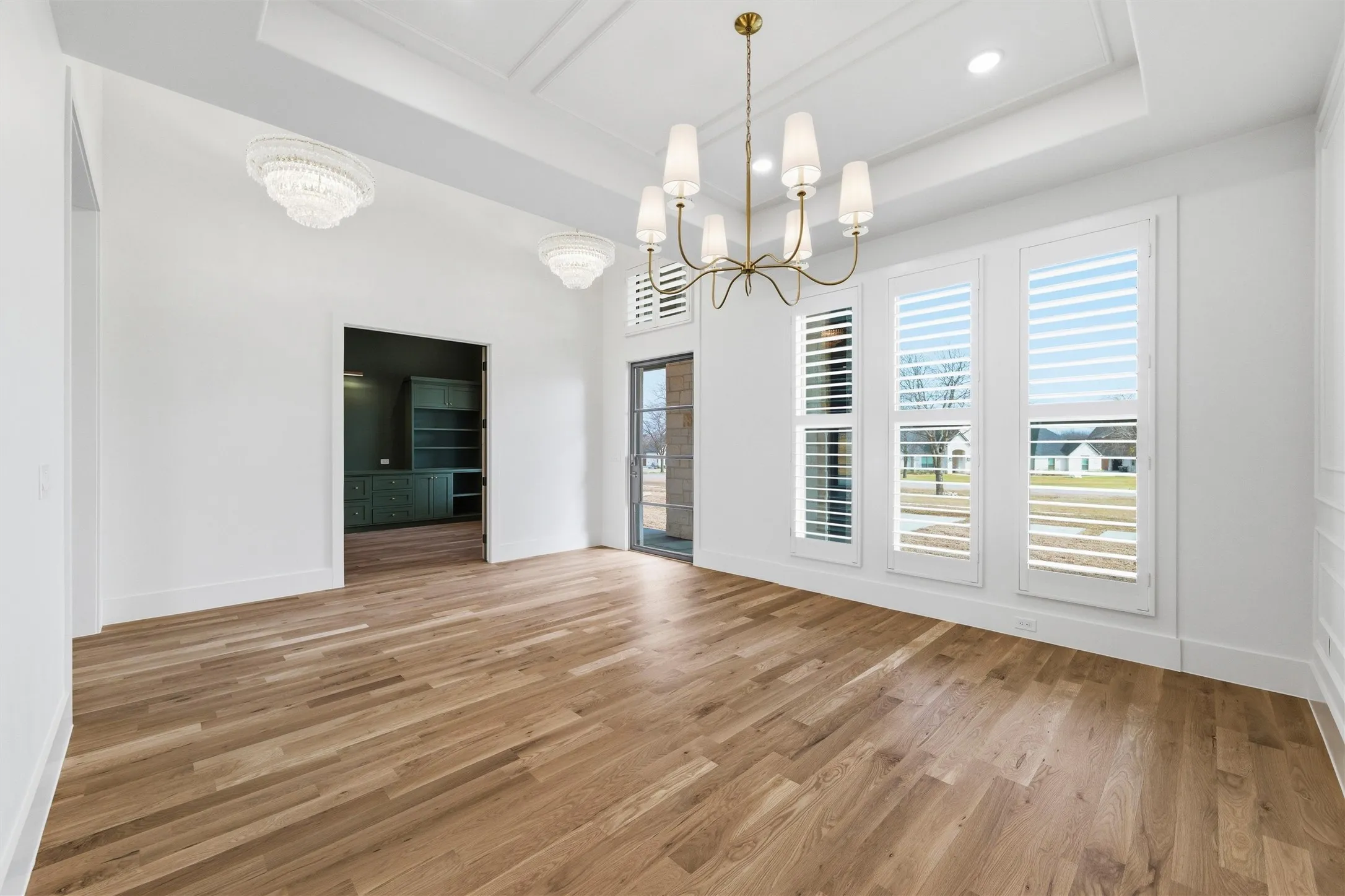 Formal Dining & entry view into office
