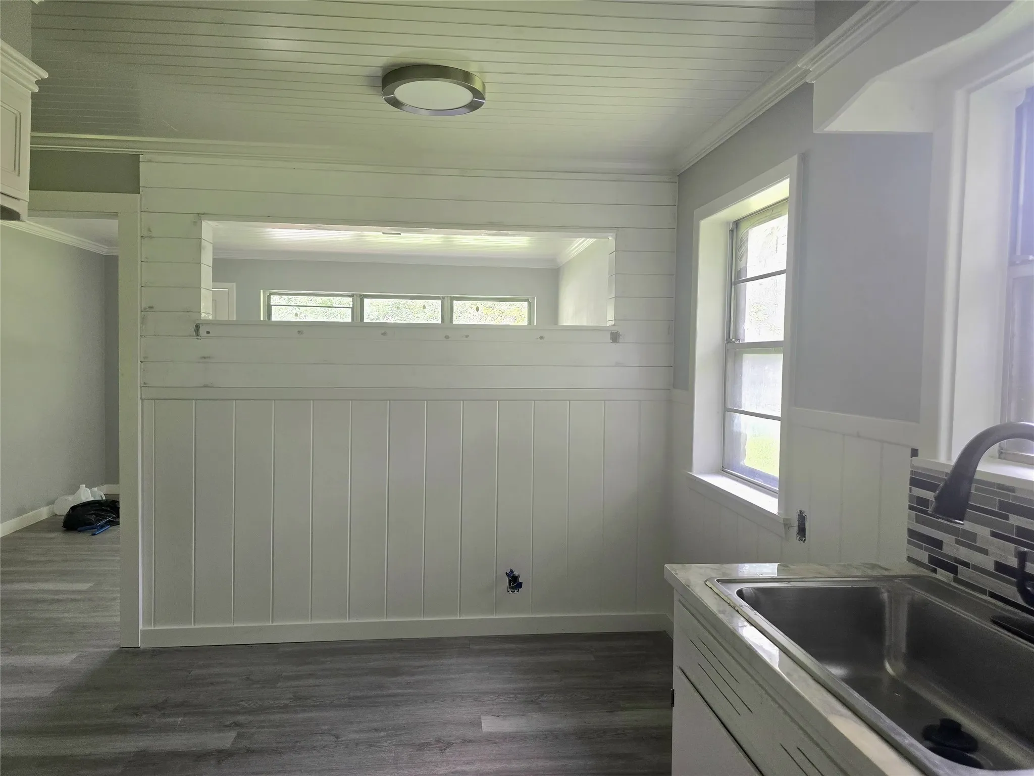 Eat in kitchen area.