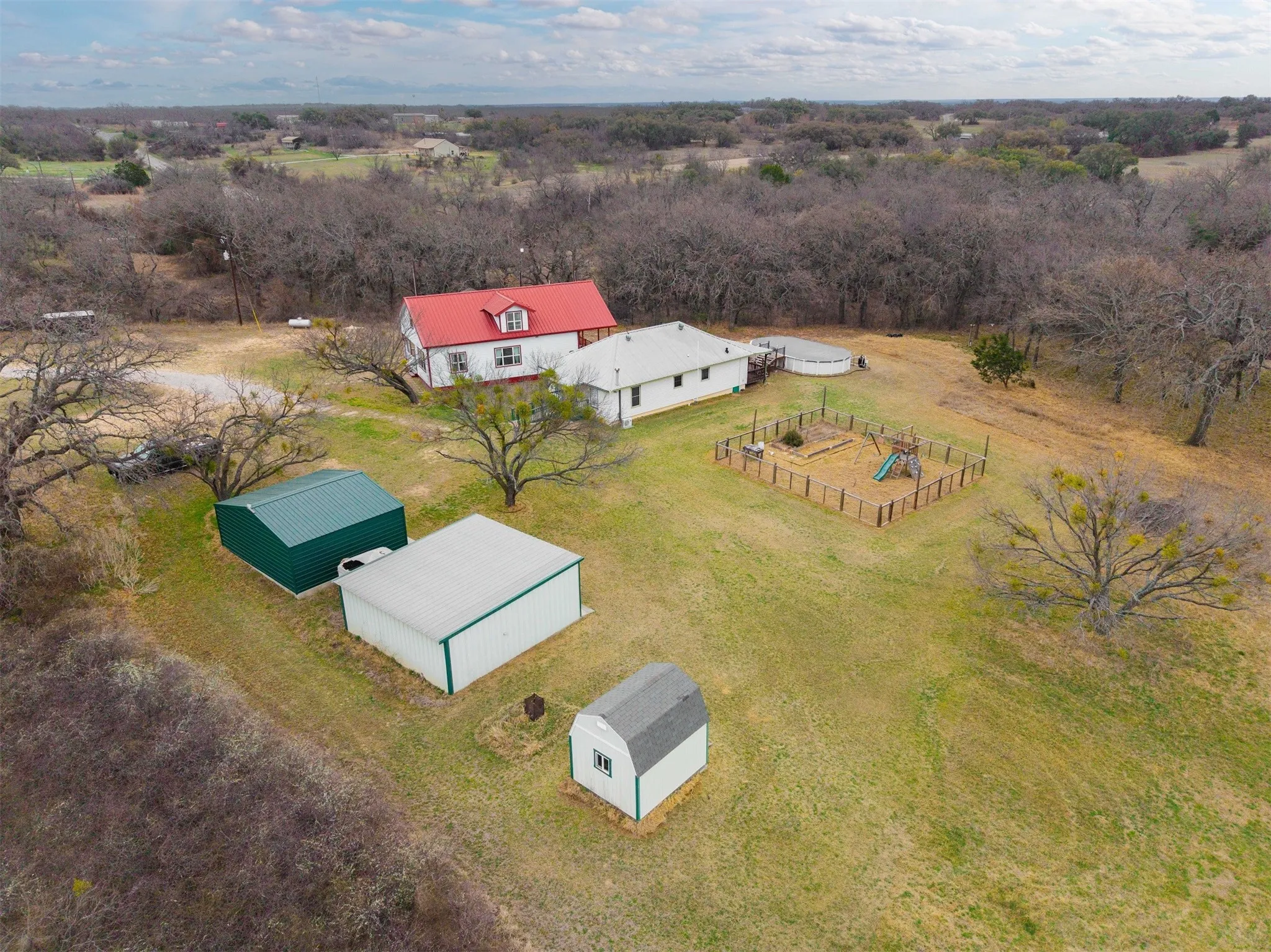 TWO HOMES | 3,197 SF COMBINED | 5 BEDROOMS | 3.5 BATHS | 16.9 ACRES